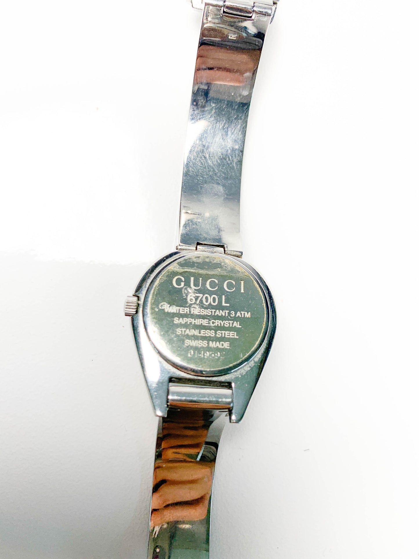 Rare Women Gucci Silver tone watch - 210224