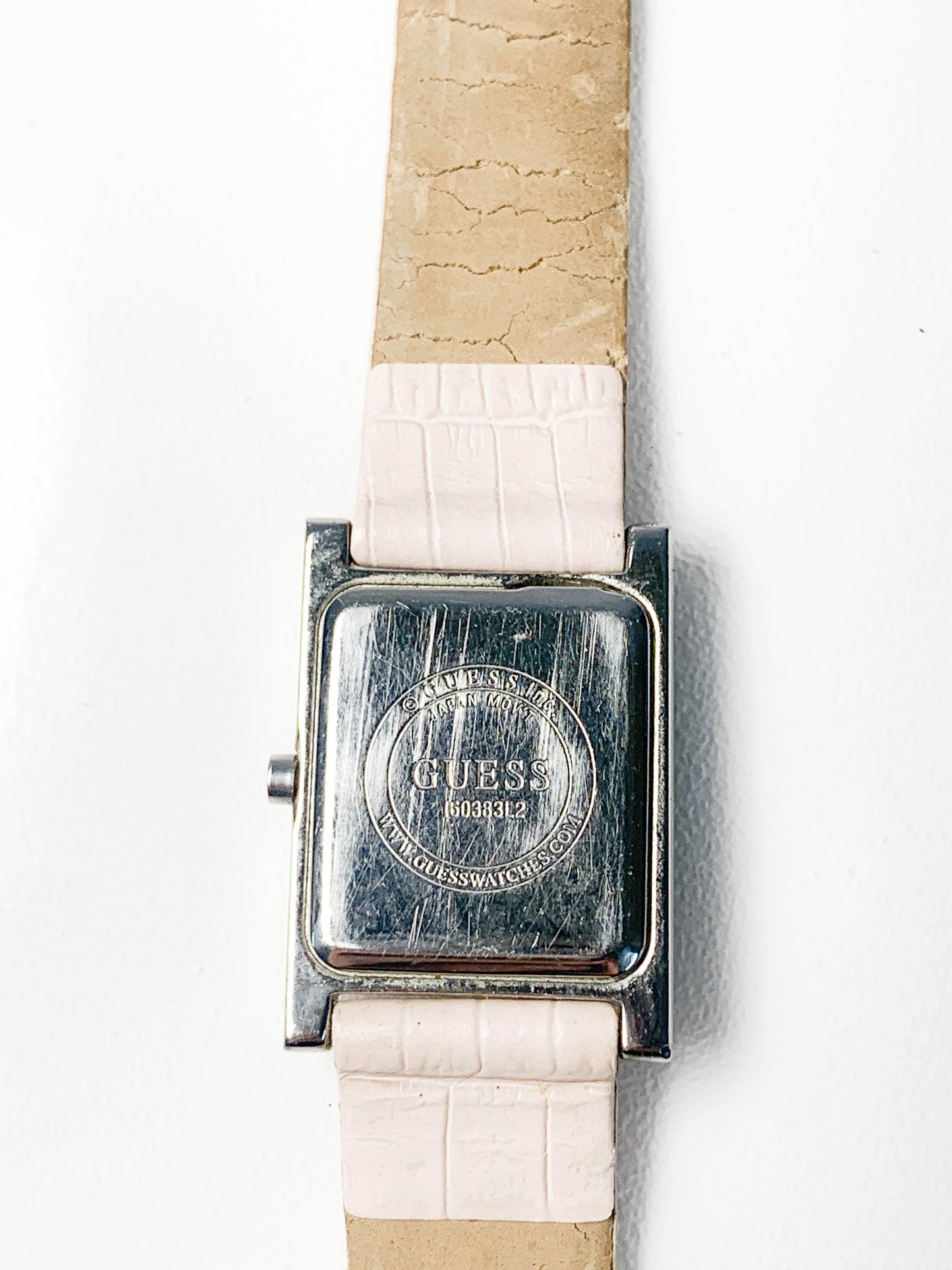 Rare Women Guess pink leather watch - 050324