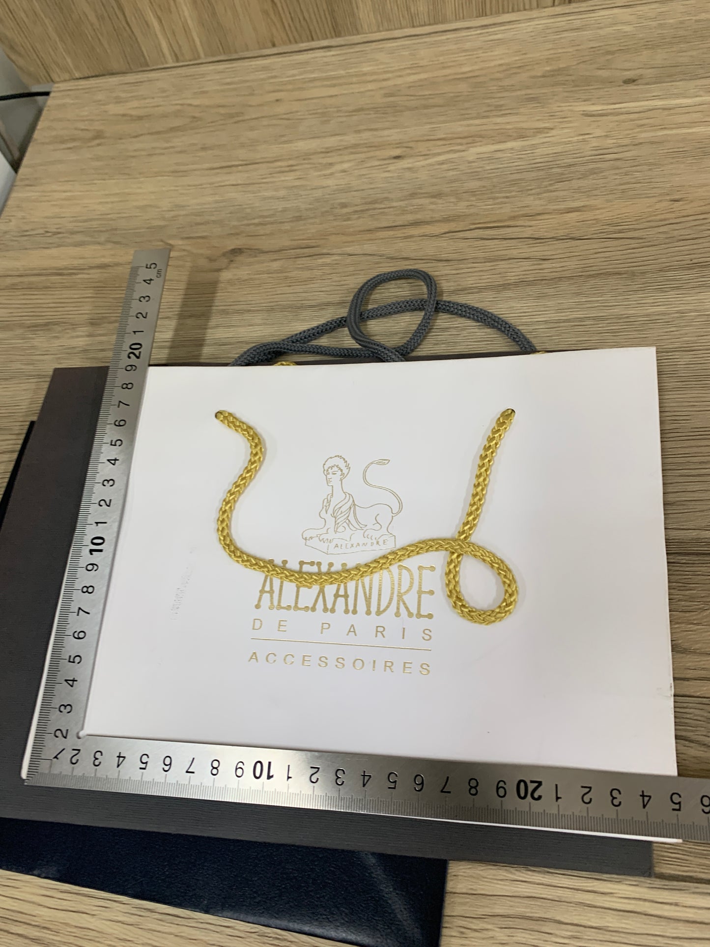 Authentic Ralph Lauren A|X Alexandre paper bag x 3 set white black for gift wallet cosmetic