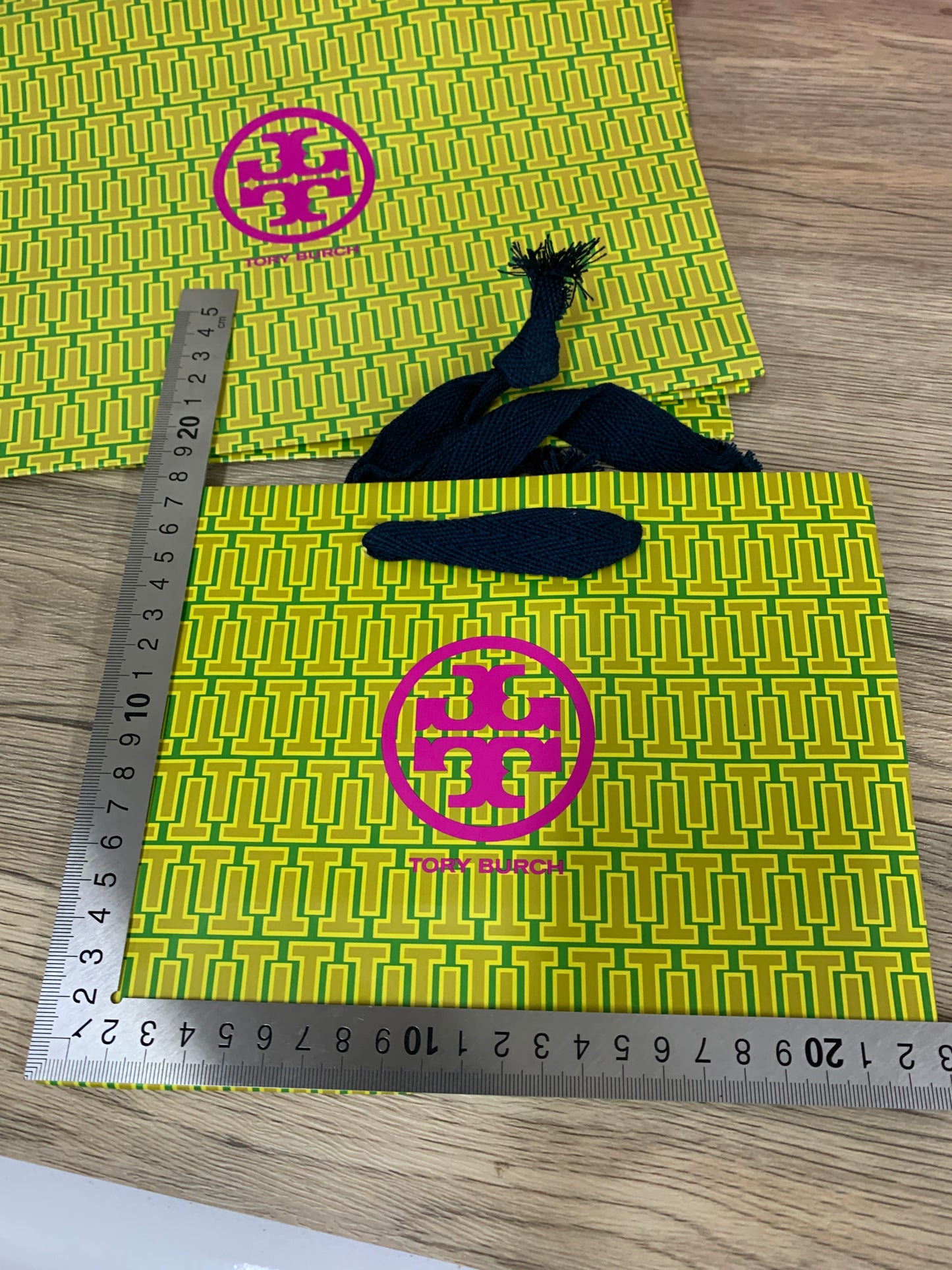 Authentic Tory Burch paper bag x 5 set for gift wallet cosmetic boot handbag