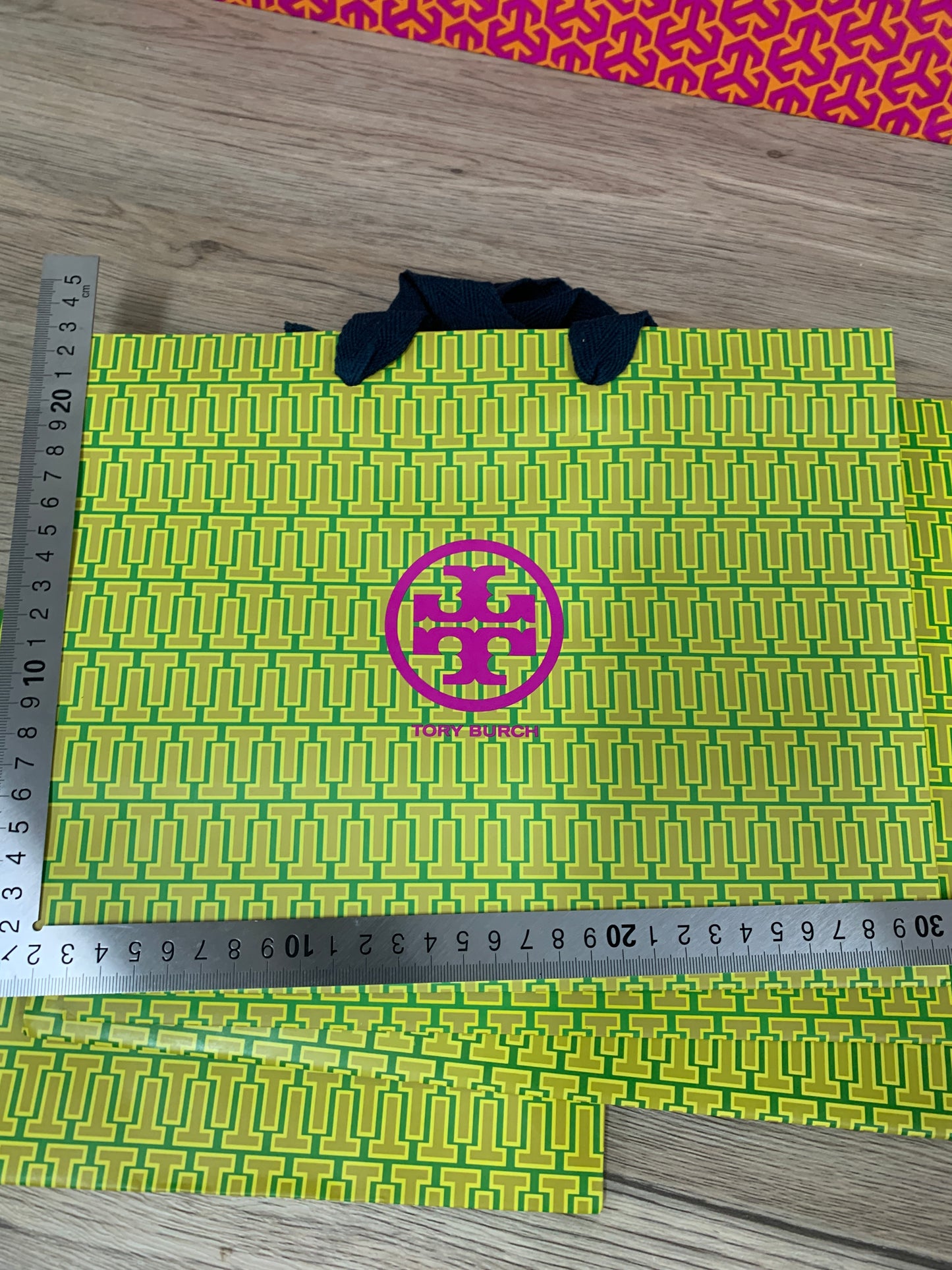 Authentic Tory Burch paper bag x 5 set for gift wallet cosmetic boot handbag