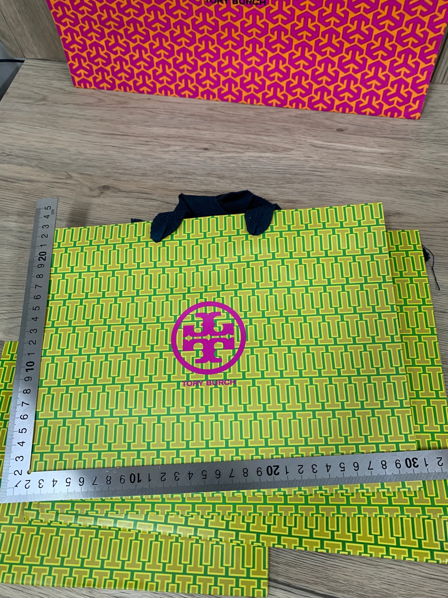 Authentic Tory Burch paper bag x 5 set for gift wallet cosmetic boot handbag