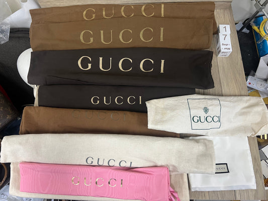 GUCCI 防塵袋布袋錢包 jewllery 9 款 17Sep22