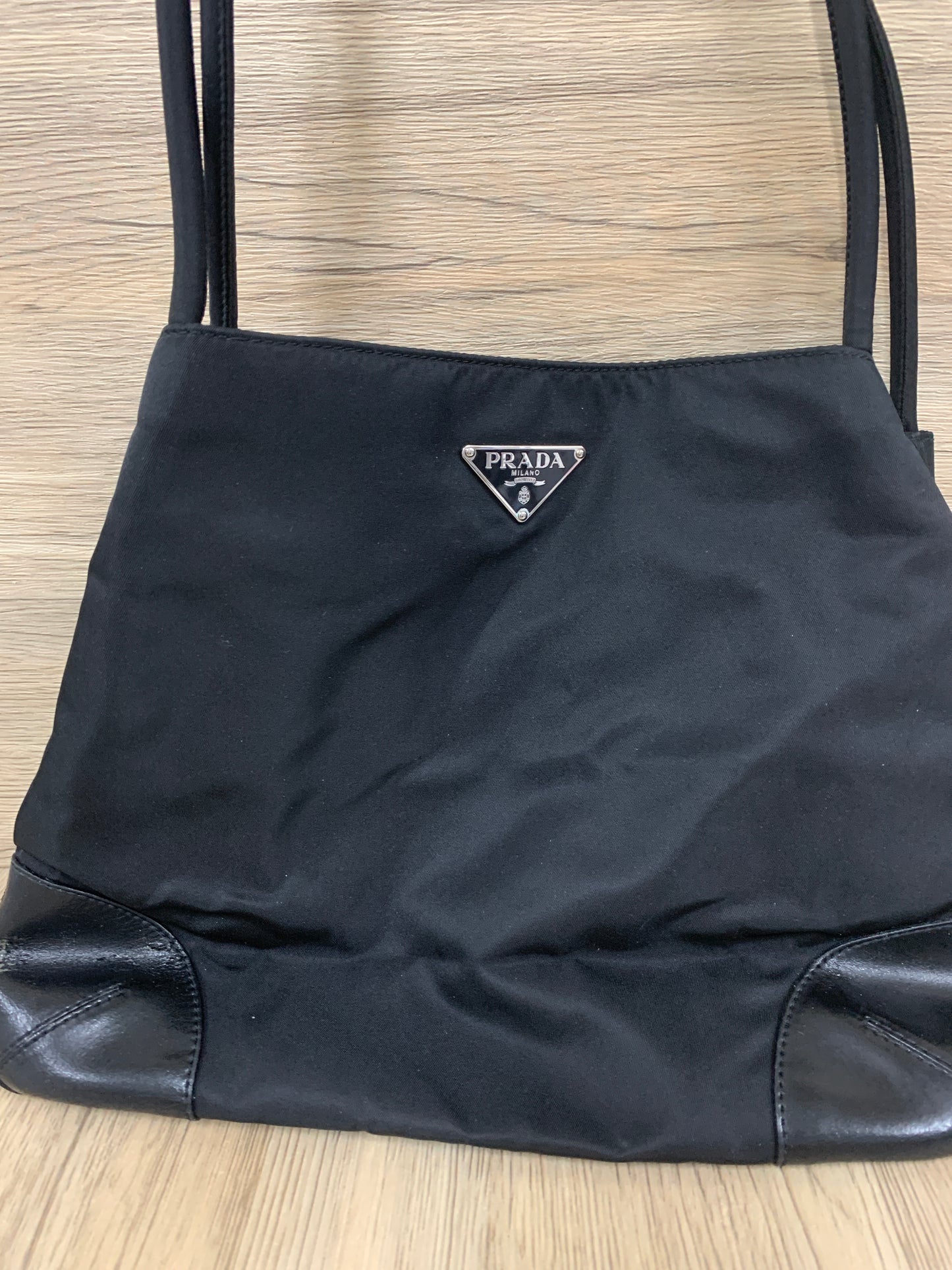 Prada bag black tote handbag coins bag - 16AUG22