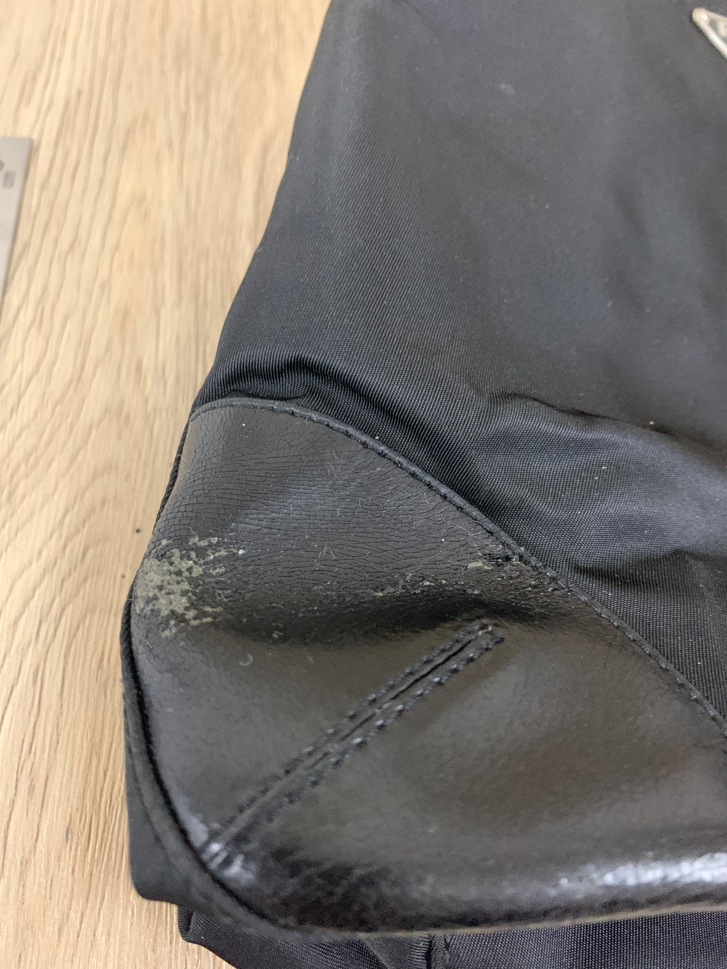 Prada bag black tote handbag coins bag - 16AUG22