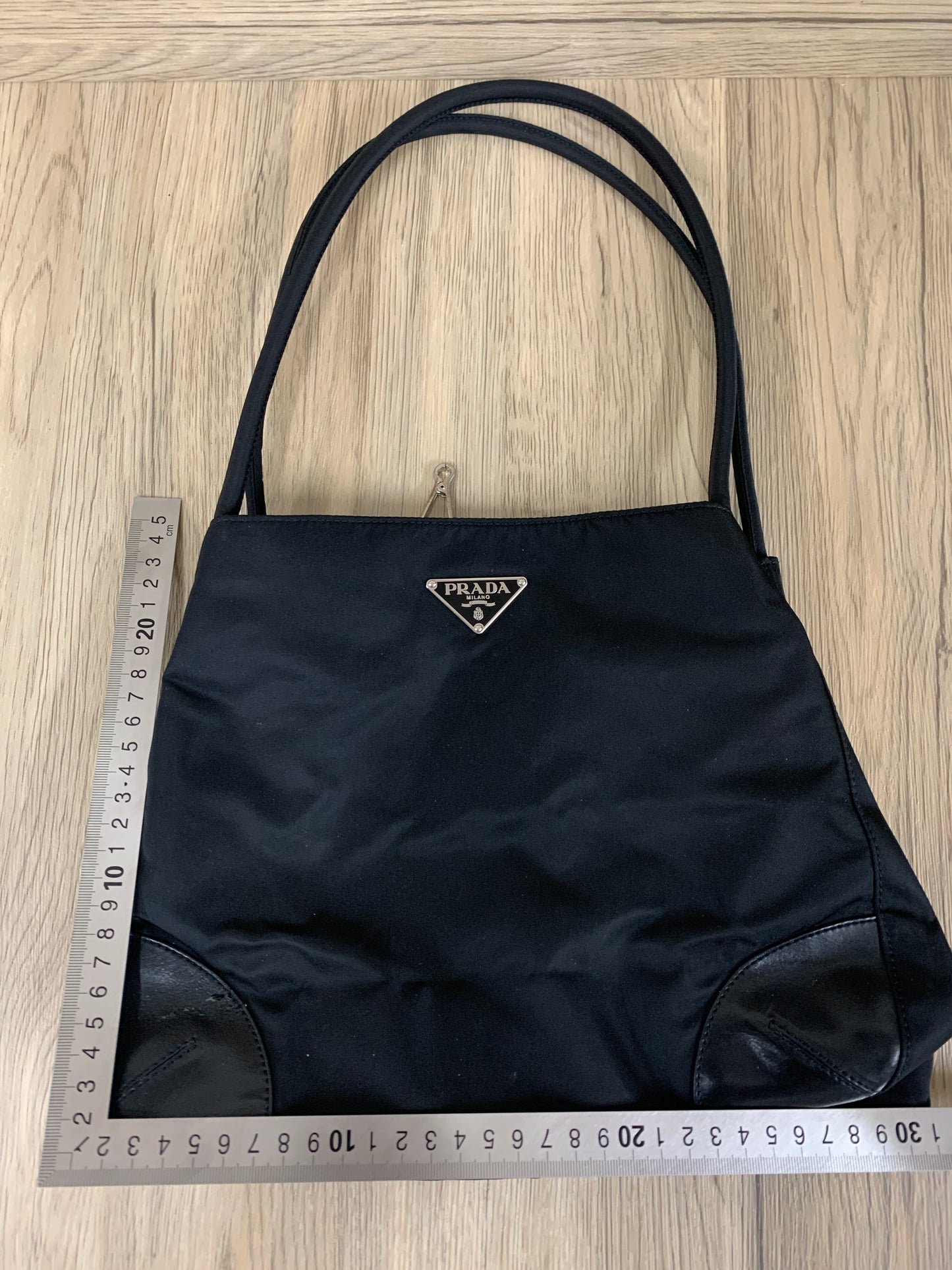 Prada bag black tote handbag coins bag - 16AUG22