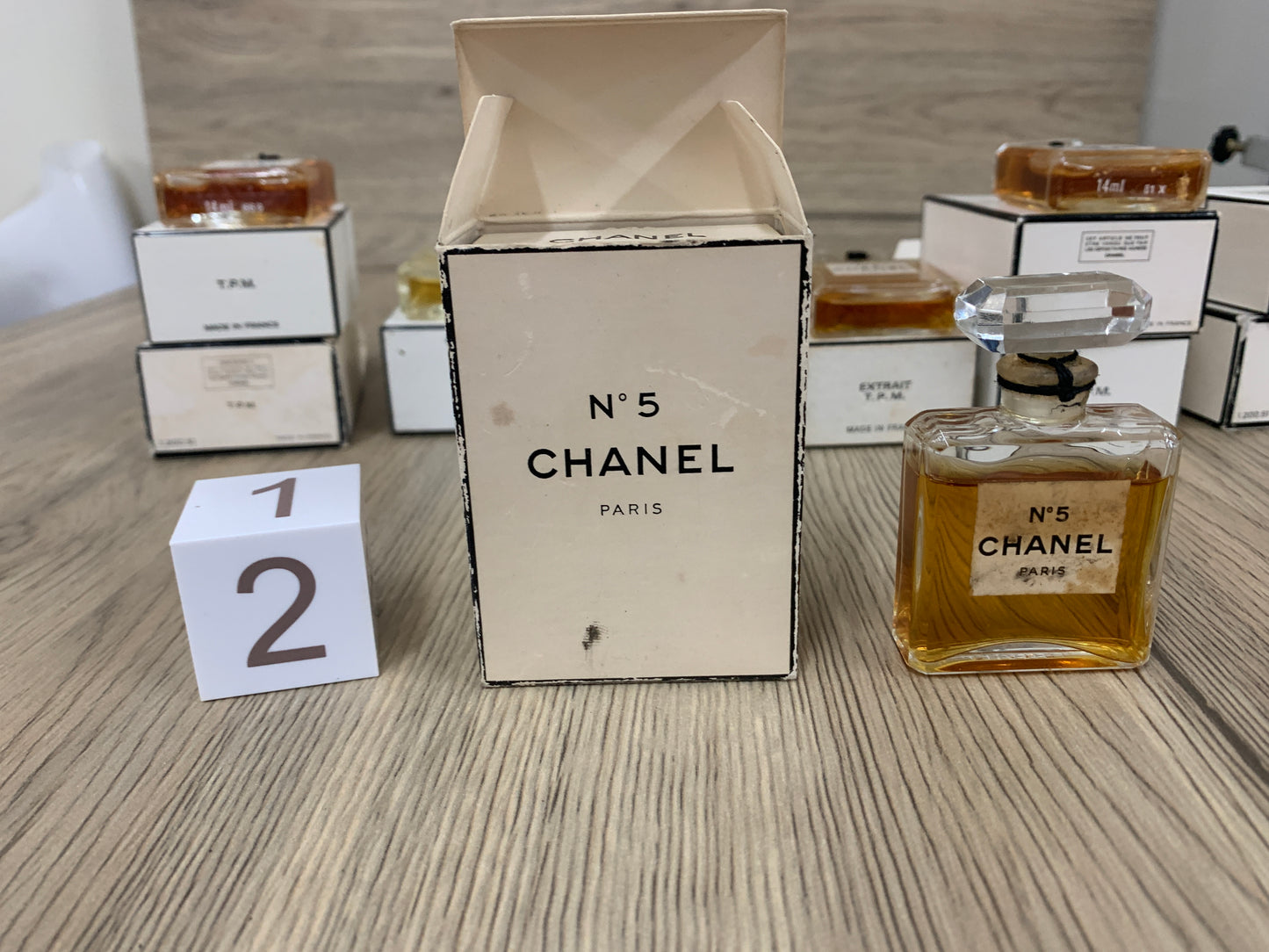Authentic Chanel No. 5 14ml 1/2 oz Parfum perfume 80's to 90's - 8AUG22