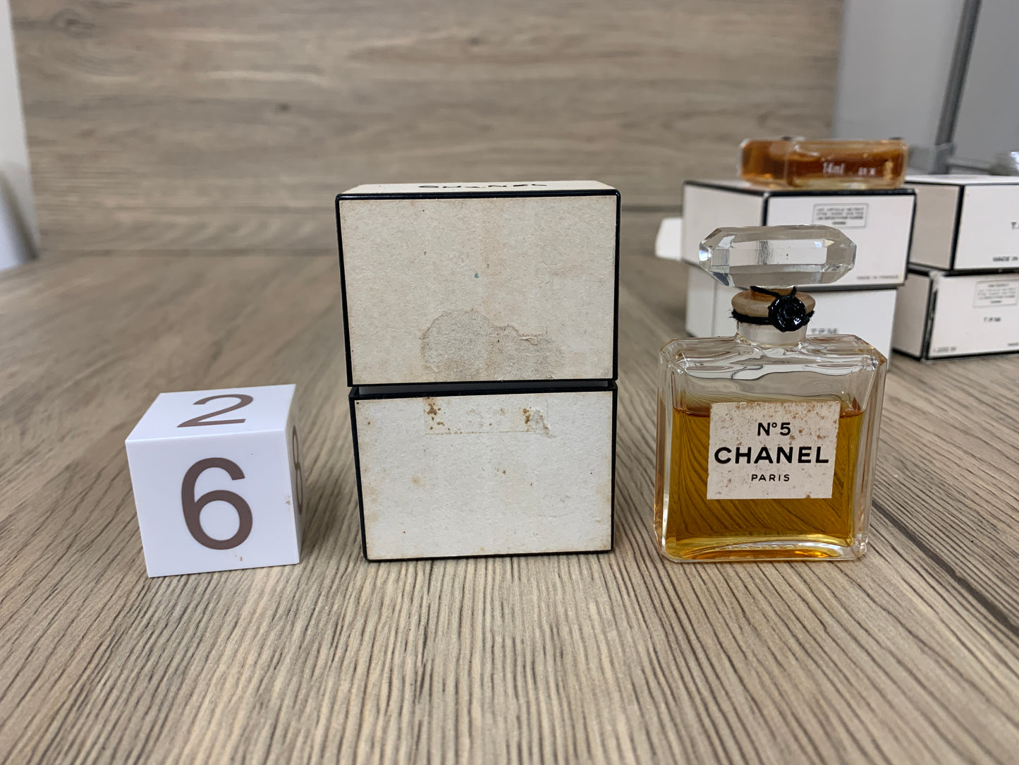 Authentic Chanel No. 5 14ml 1/2 oz Parfum perfume 80's to 90's - 8AUG22
