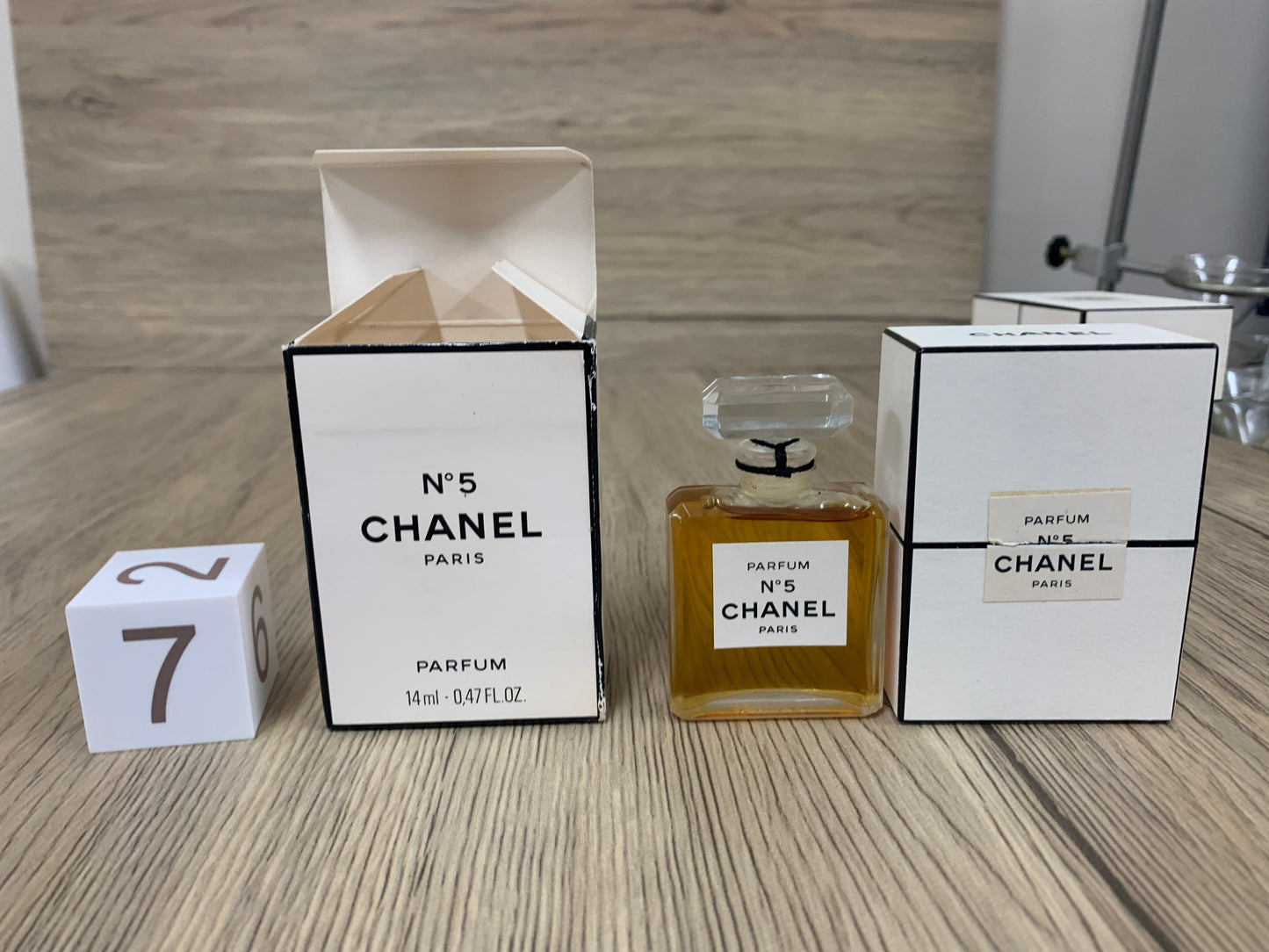 Authentic Chanel No. 5 14ml 1/2 oz Parfum perfume 80's to 90's - 8AUG22