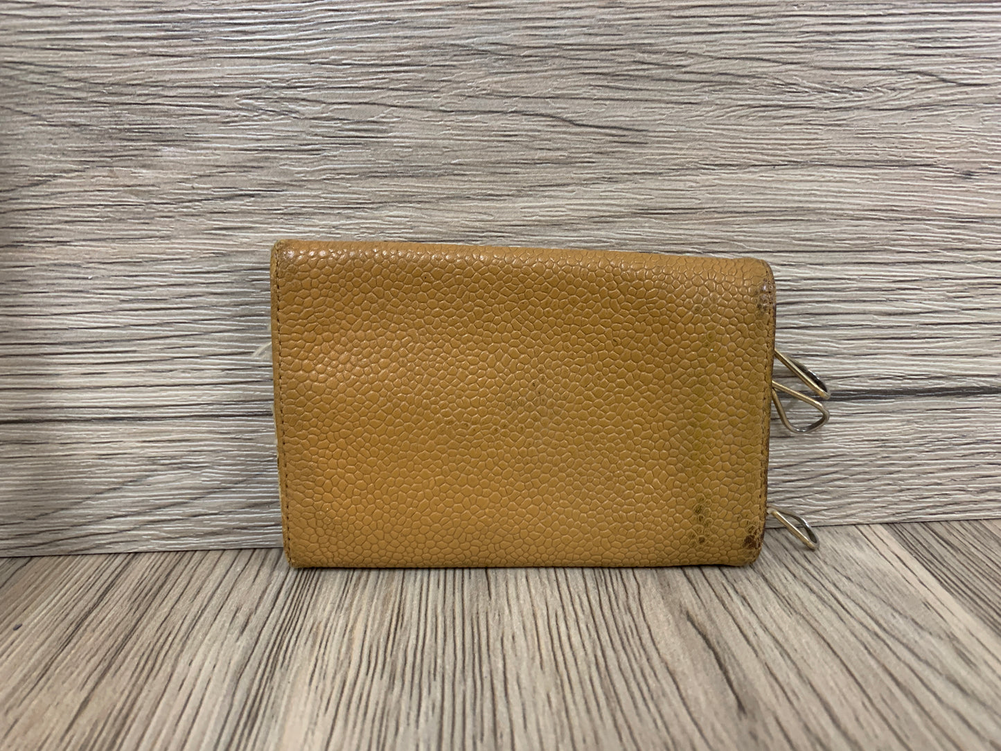 Authentic Chanel key holder dark yellow - 8APR