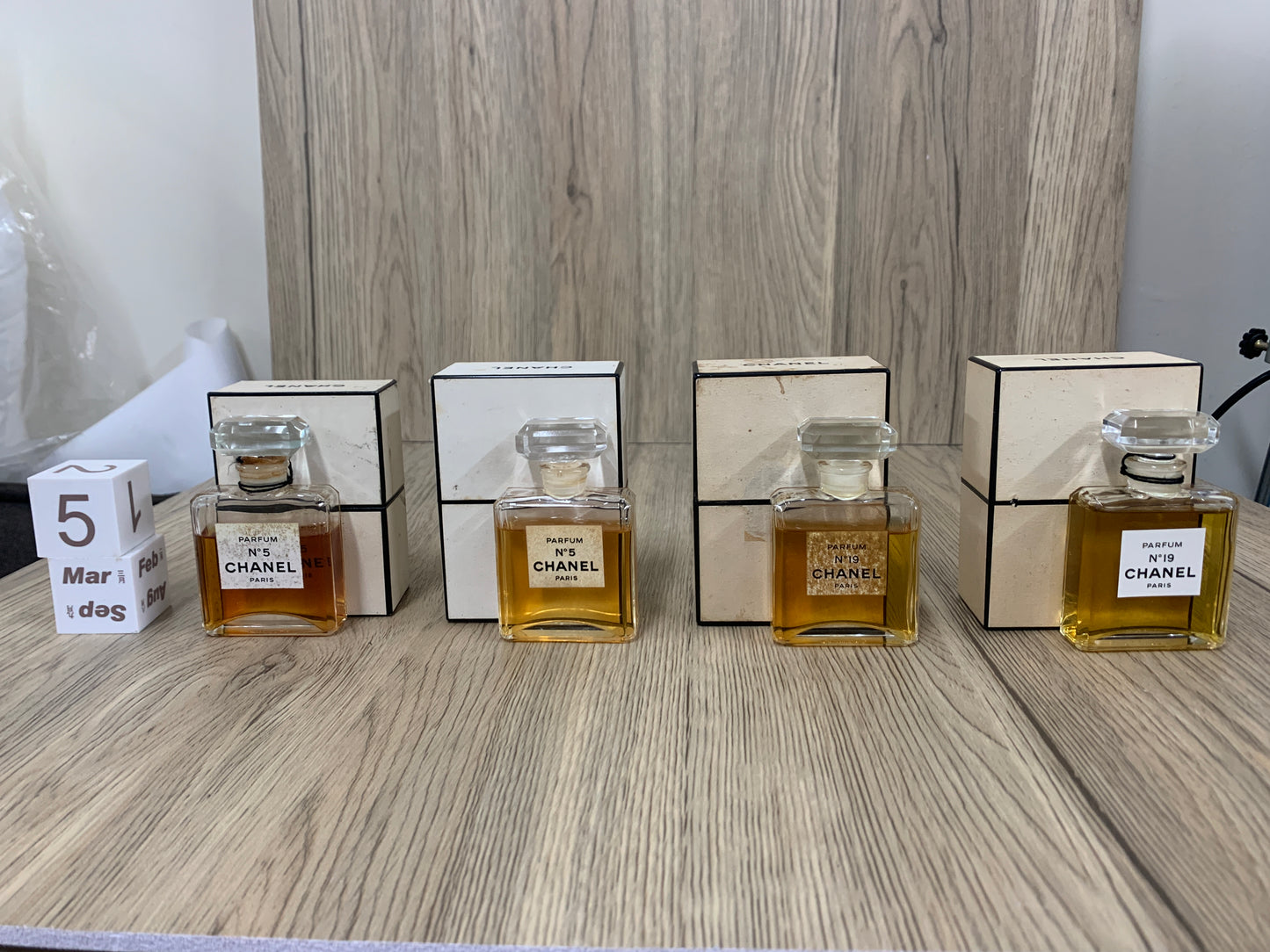 Rare Used Chanel No. 5 19 28ml 1 oz Extrait Perfume Parfum - 5Mar
