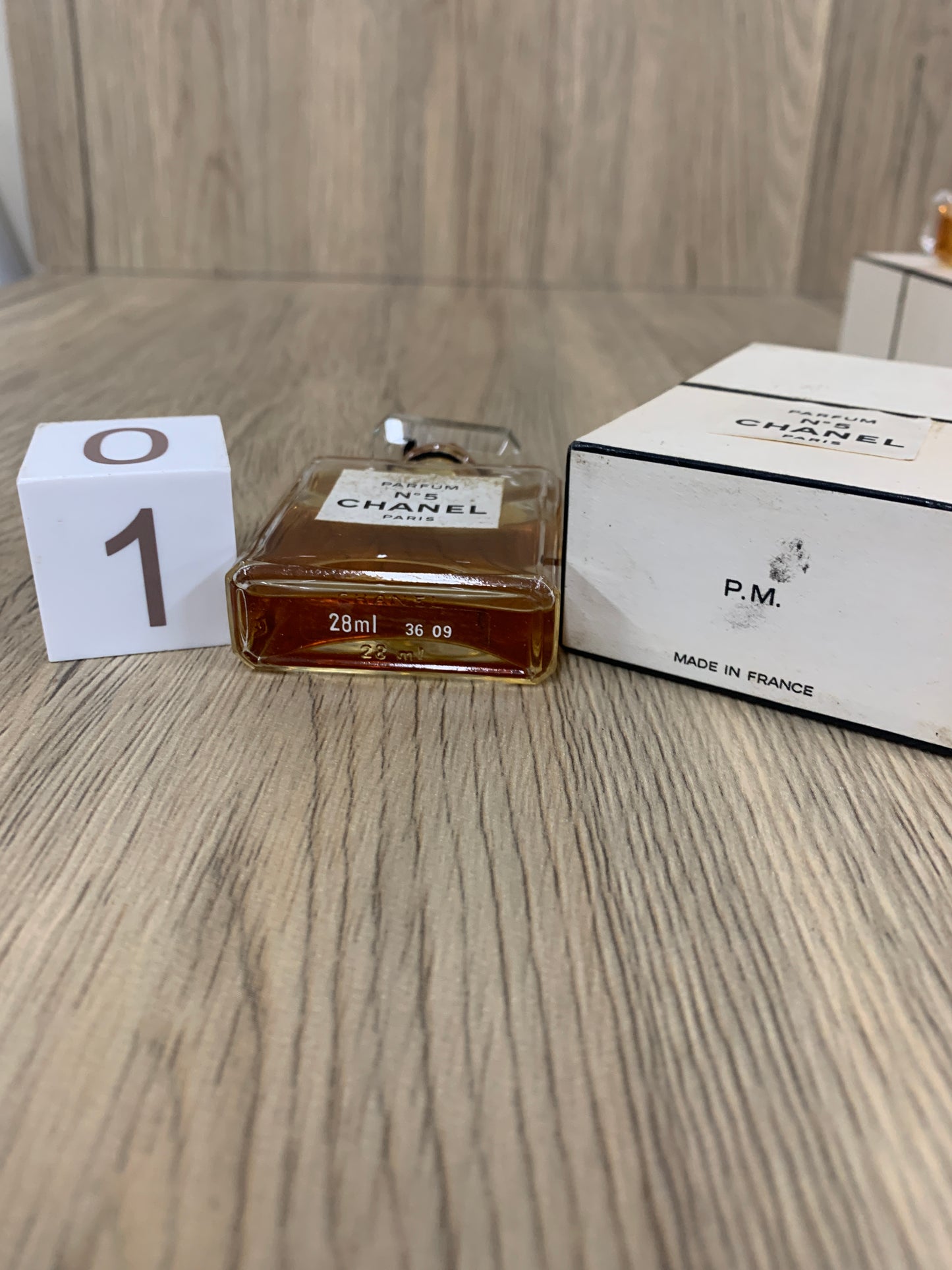 Rare Used Chanel No. 5 19 28ml 1 oz Extrait Perfume Parfum - 5Mar