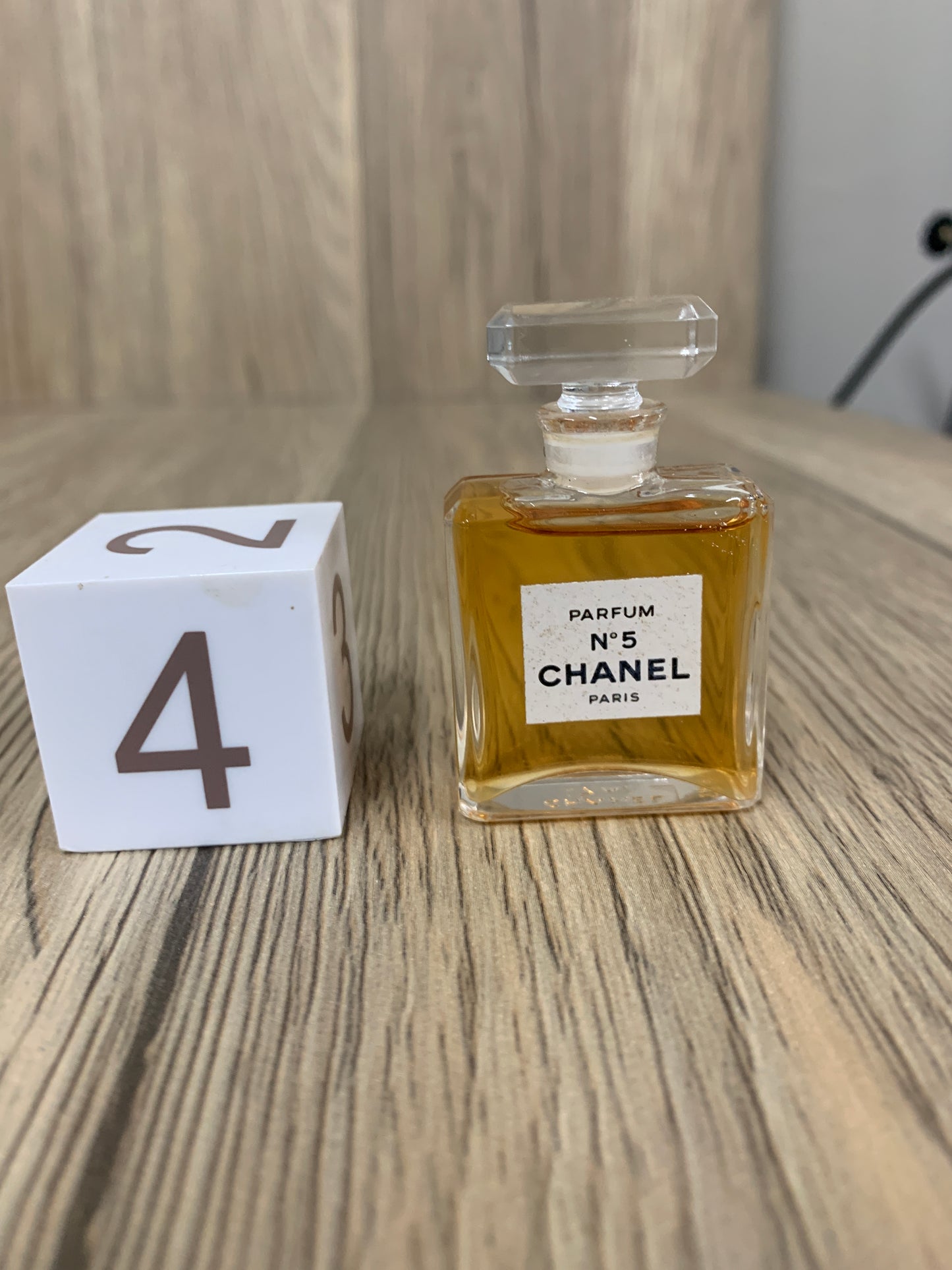 Used Chanel No. 5 7ml 1/4 oz Extrait Perfume Parfum - 4AUG22
