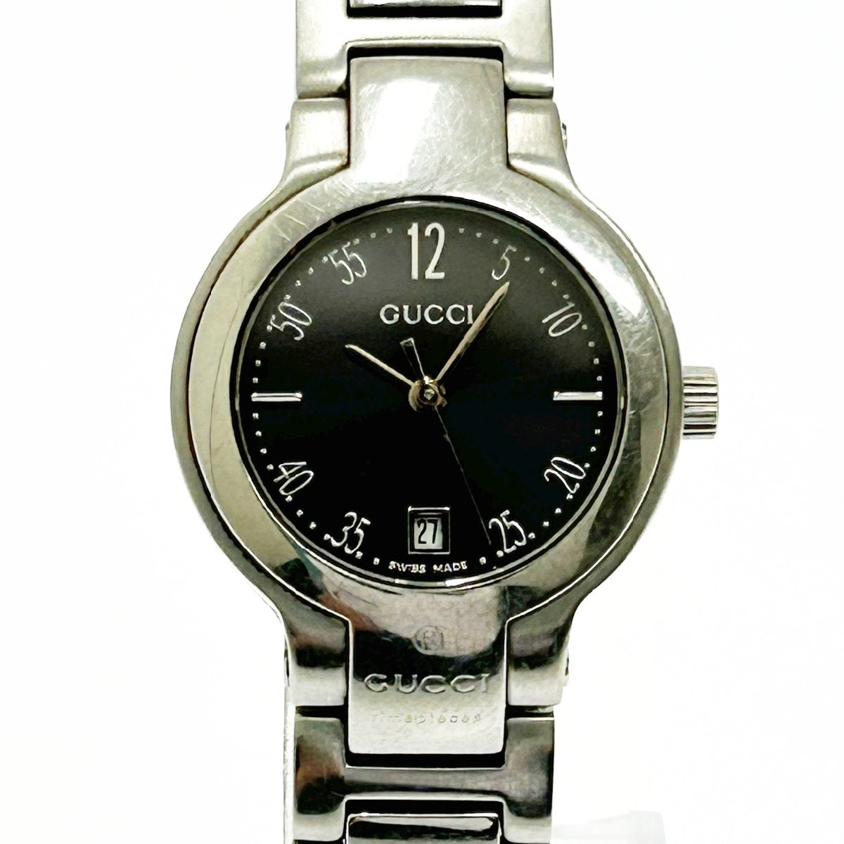 GUCCI 8900L Round Face SS Gray Dial Quartz women Watch - 251023