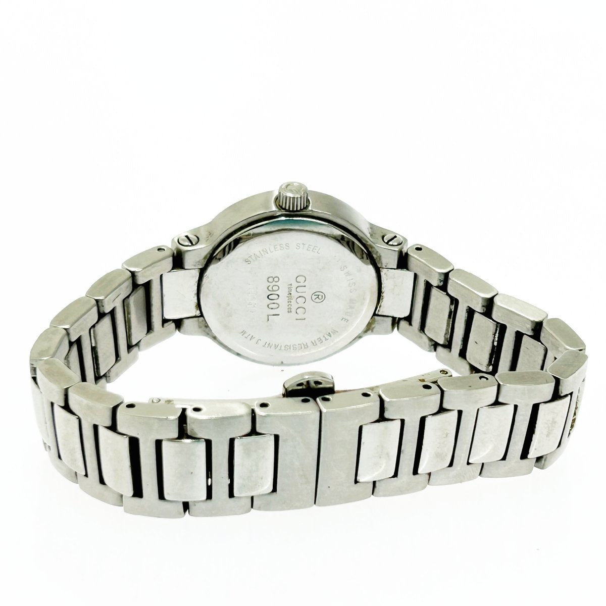 GUCCI 8900L Round Face SS Gray Dial Quartz women Watch - 251023