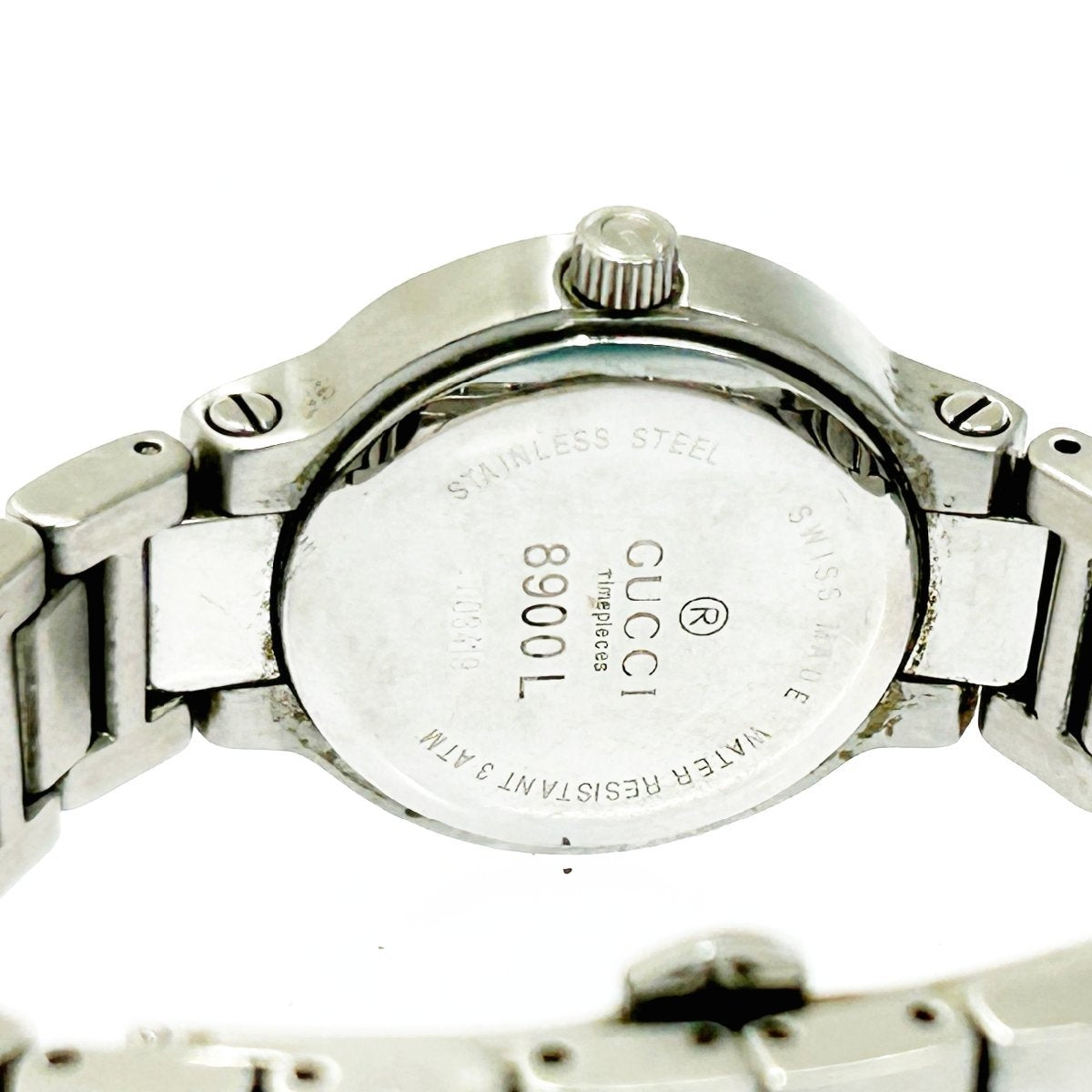 GUCCI 8900L Round Face SS Gray Dial Quartz women Watch - 251023