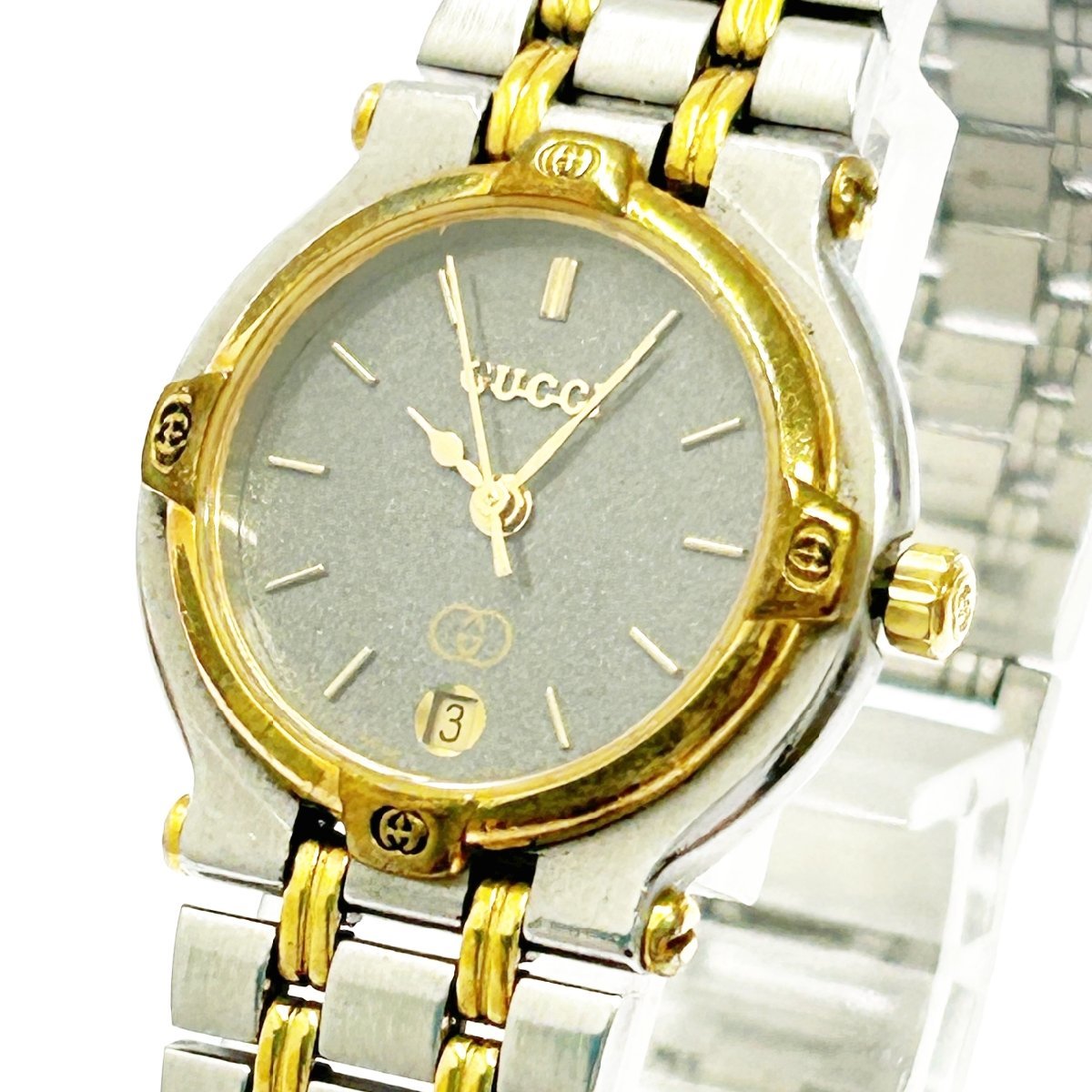 GUCCI Gucci 9000L Gray Dial Quartz women Watch With box -251023