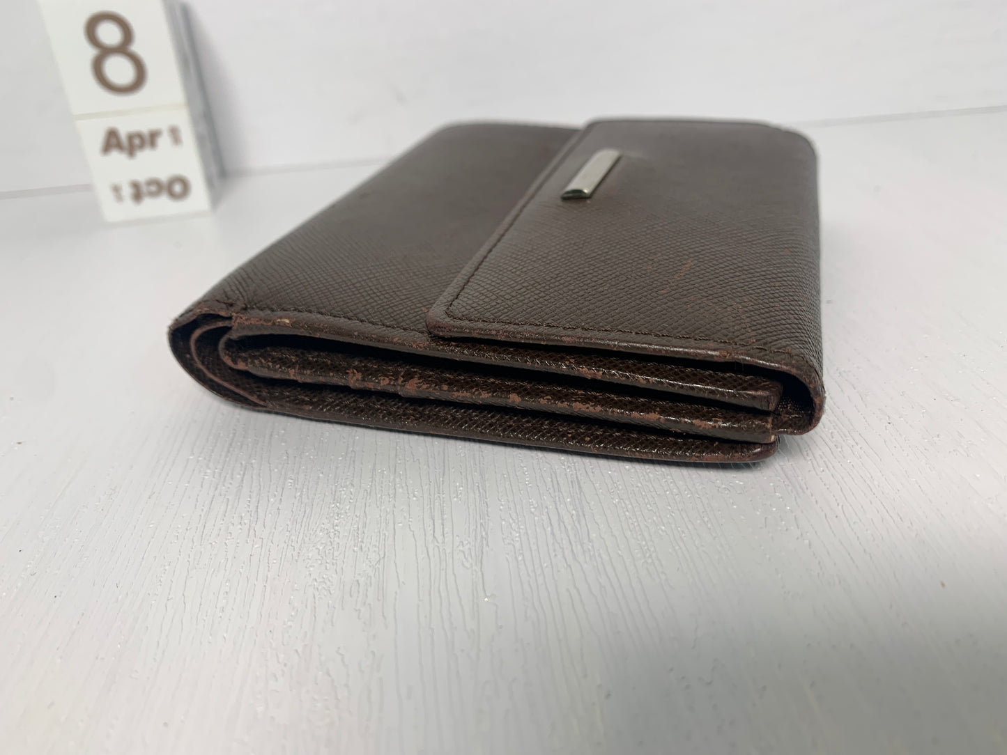 Used burrberry coins bag long wallet - 8APR