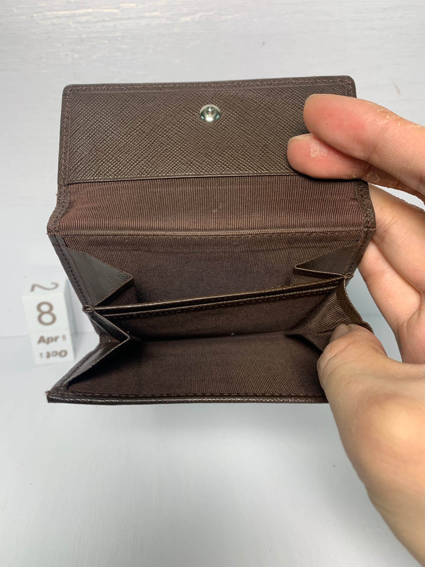 Used burrberry coins bag long wallet - 8APR
