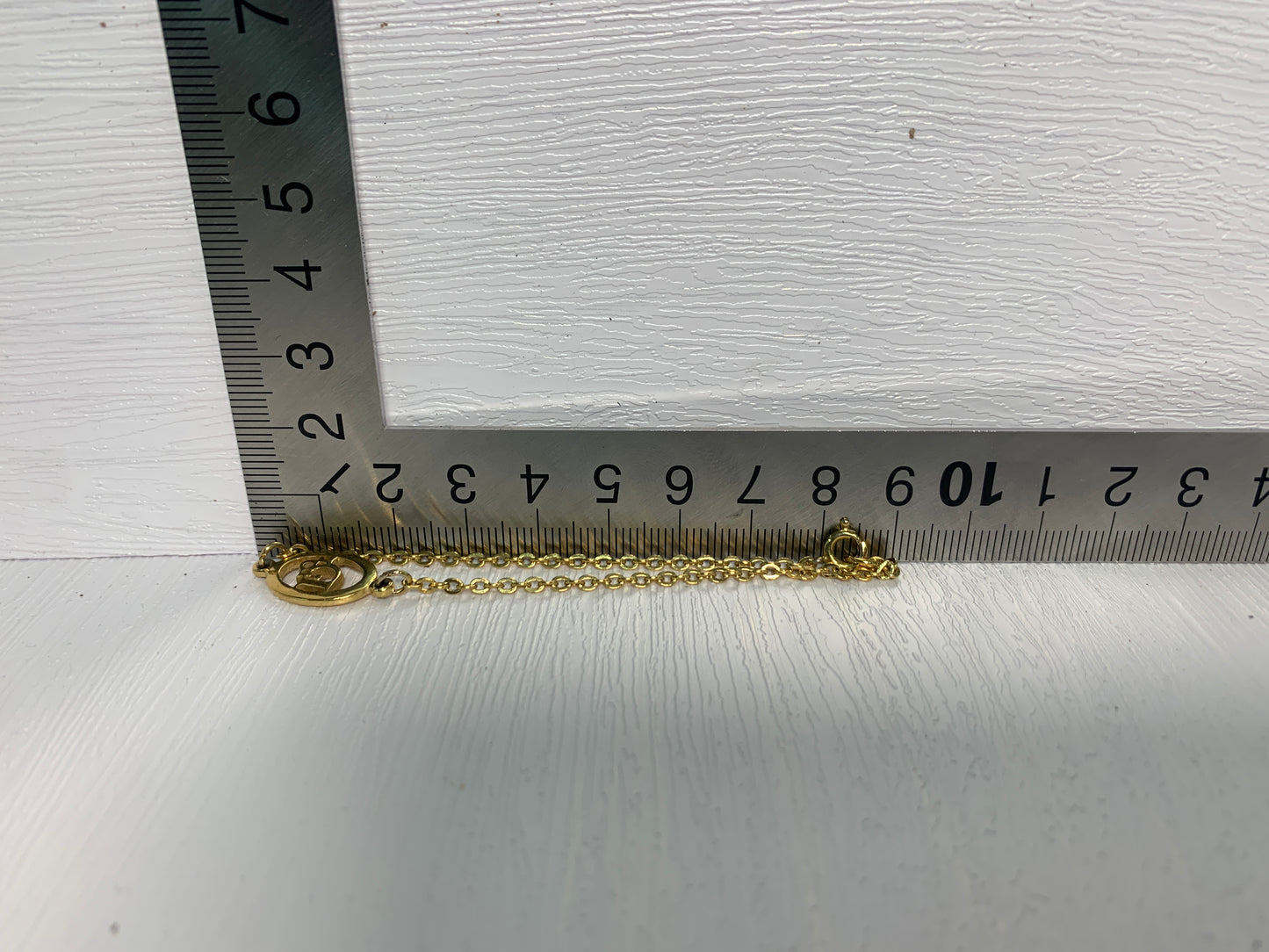 Christian Dior Logo gold chain Bracelet 9cm - 31OCT