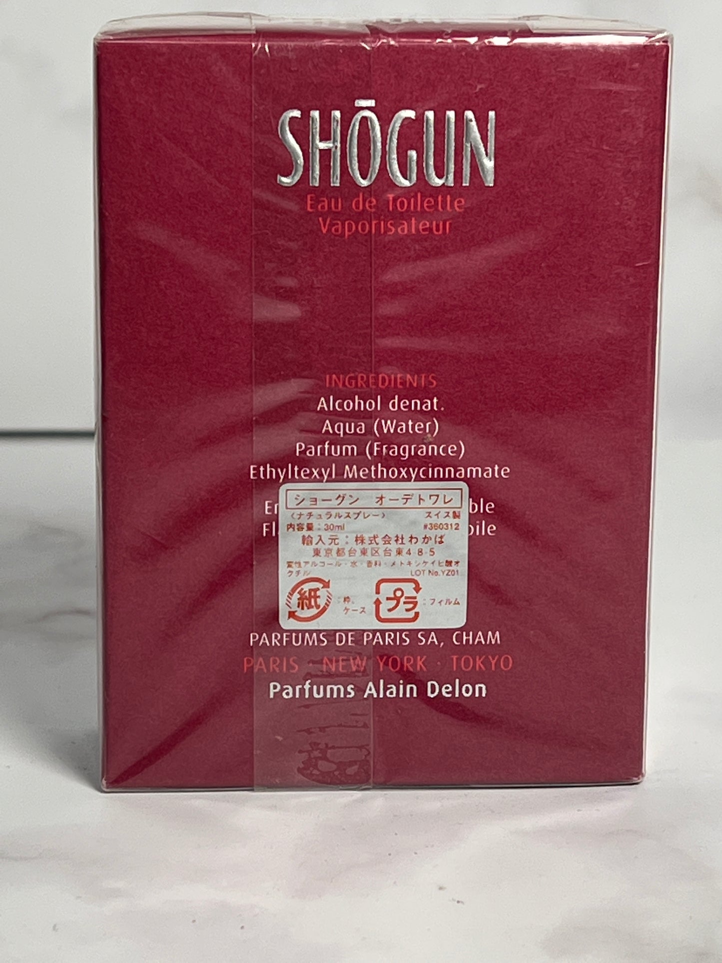 Sealed Shogun Alain Delon 30ml 1 oz Eau de Toilette EDT - JUNE-A22