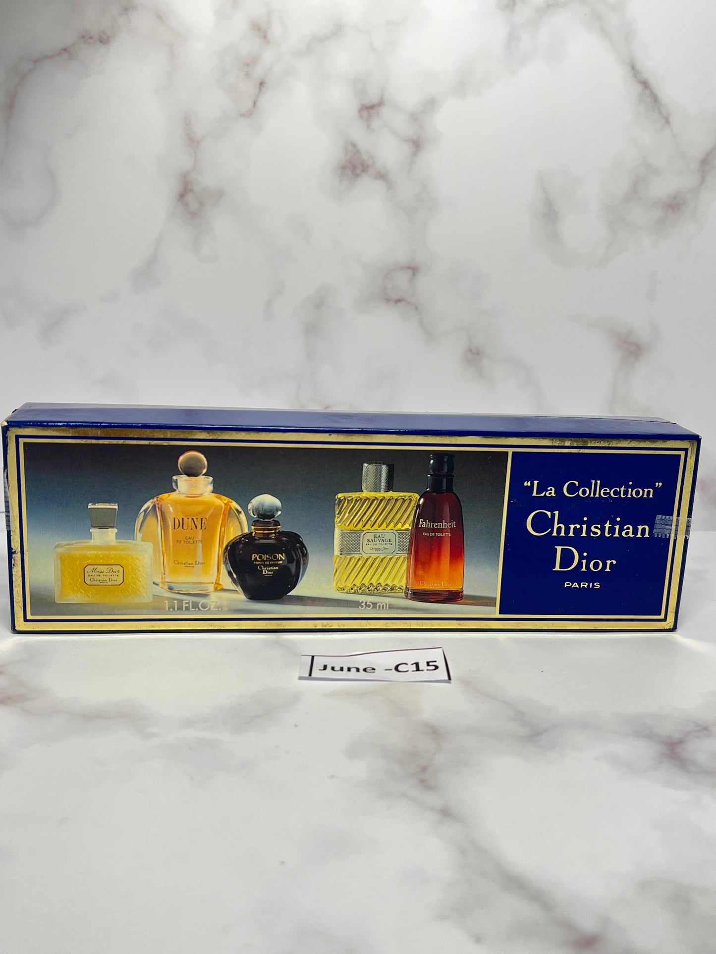 Rare Christian Dior Setl 5 in 1 mini edt Parfum Perfume - JUNE-C15