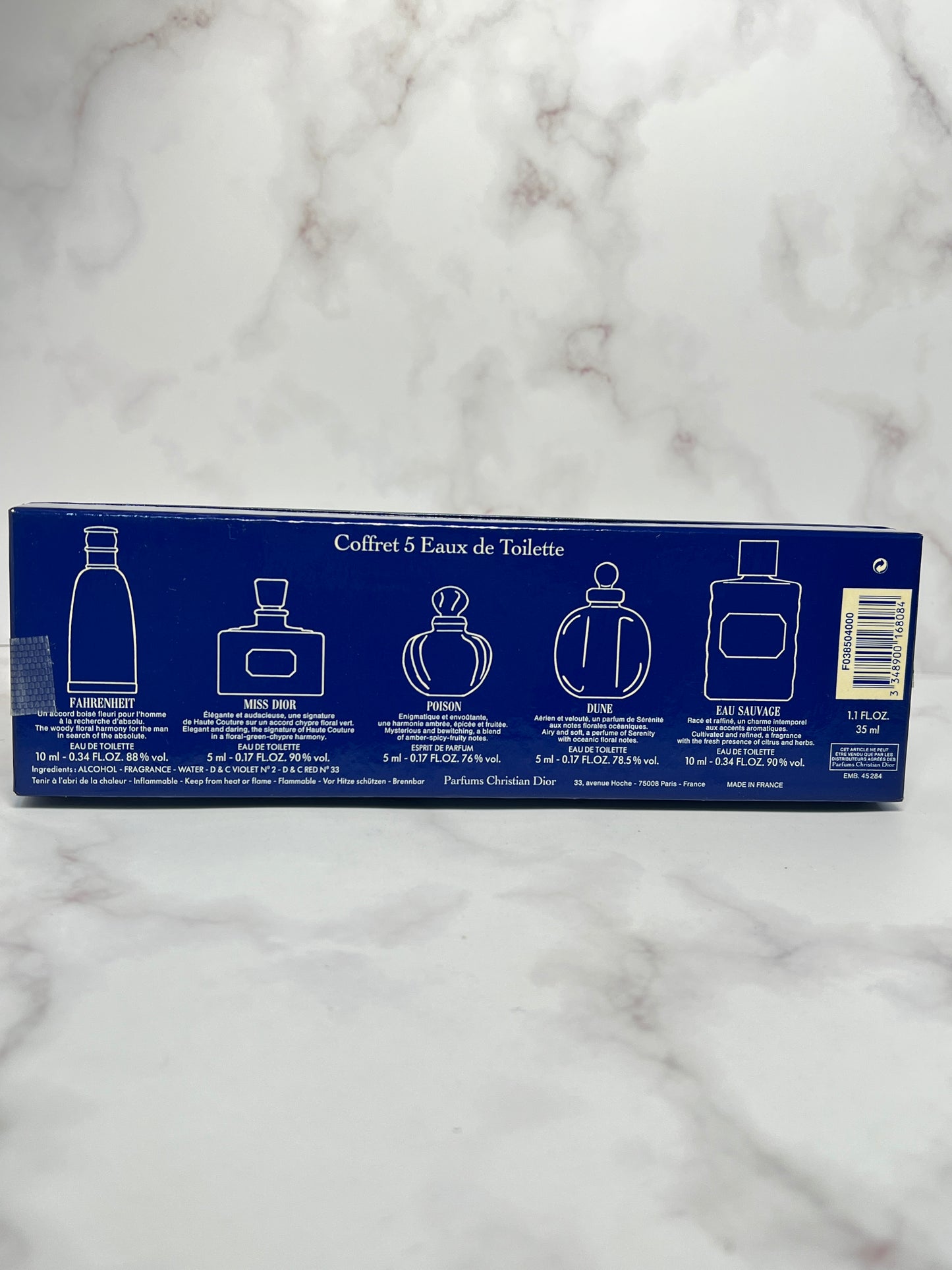 Rare Christian Dior Setl 5 in 1 mini edt Parfum Perfume - JUNE-C15