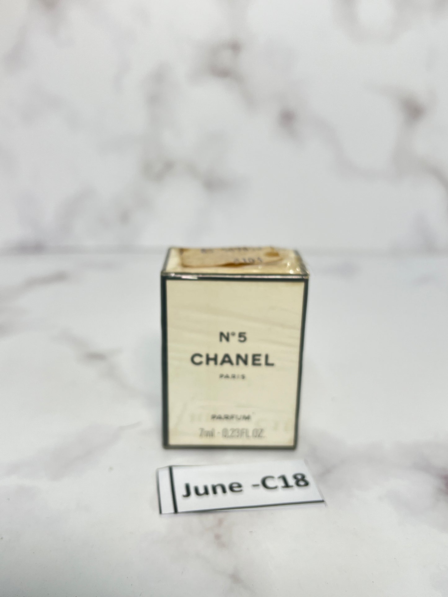 Rare Chanel No.5 7 ml 1/4 oz parfum perfume - JUNE-C18