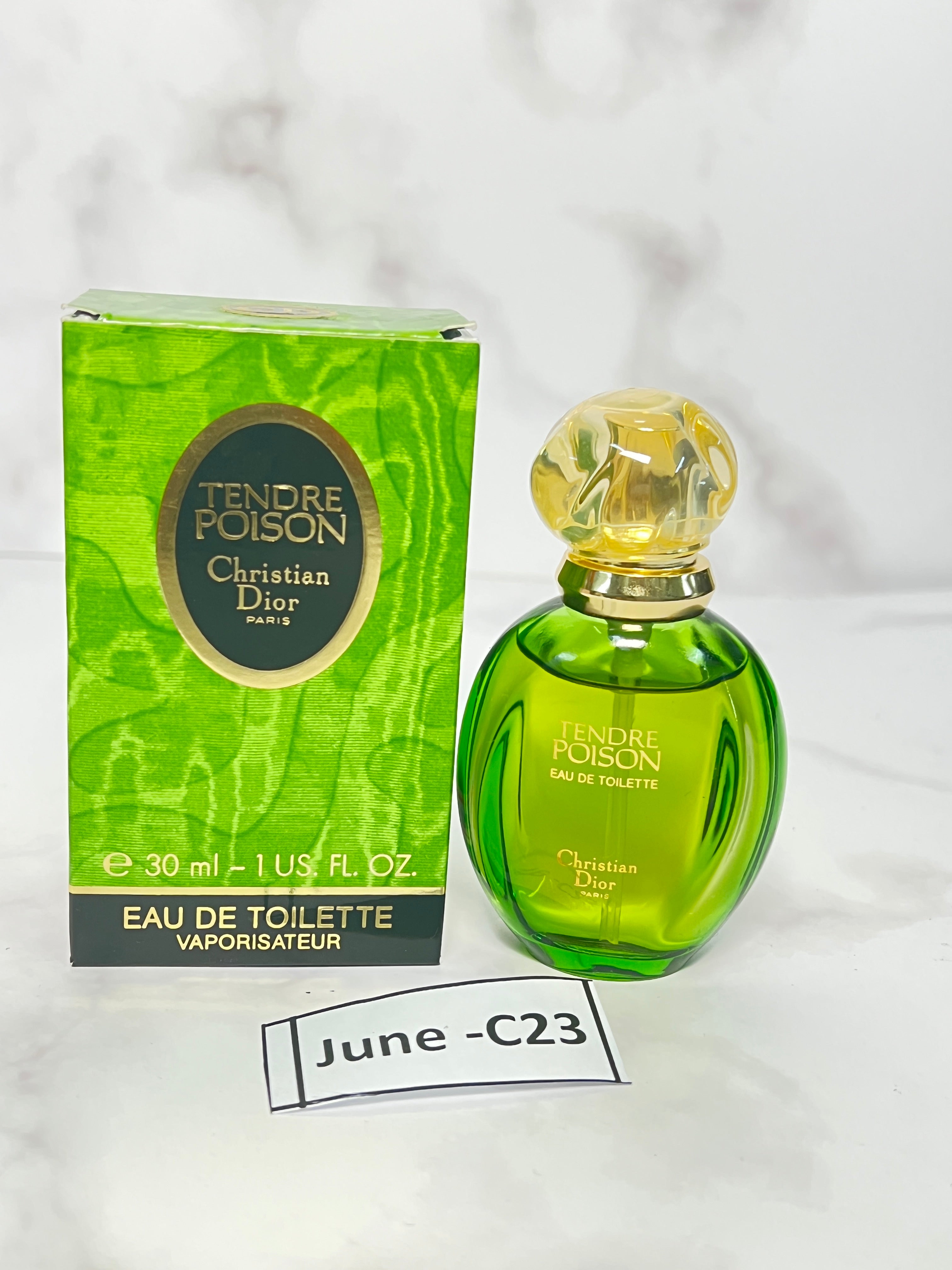Rare Christian Dior Tendre Poison 30ml 1 oz eau de Toilette EDT - JUNE ...