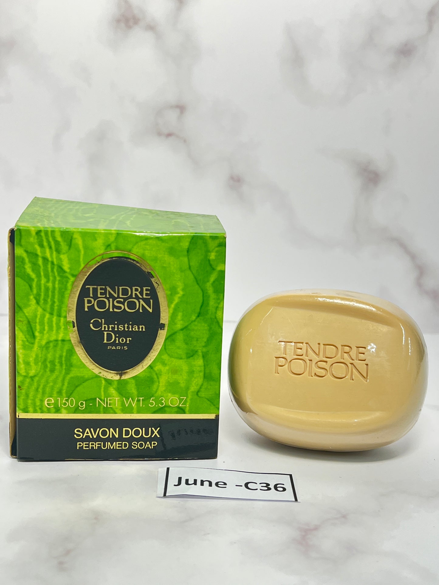 Rare Christian Dior Poison tendre 150 g Savon soap - JUNE-C36
