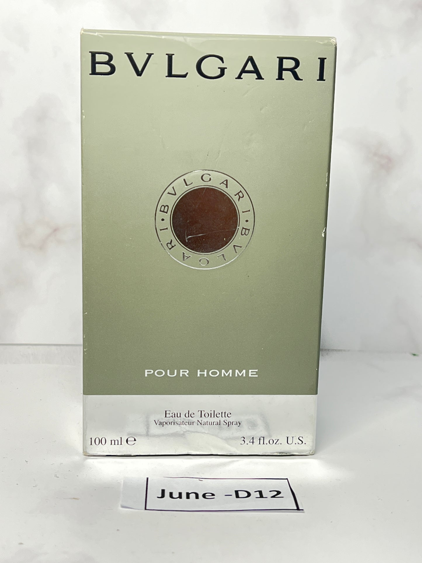 Rare BVLGARI 100 ml 3.4 oz Eau de Toilette EDT - JUNE-D12
