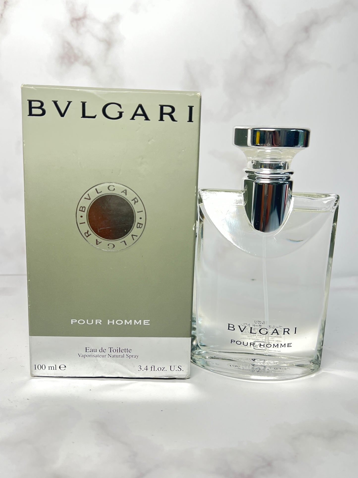 Rare BVLGARI 100 ml 3.4 oz Eau de Toilette EDT - JUNE-D12