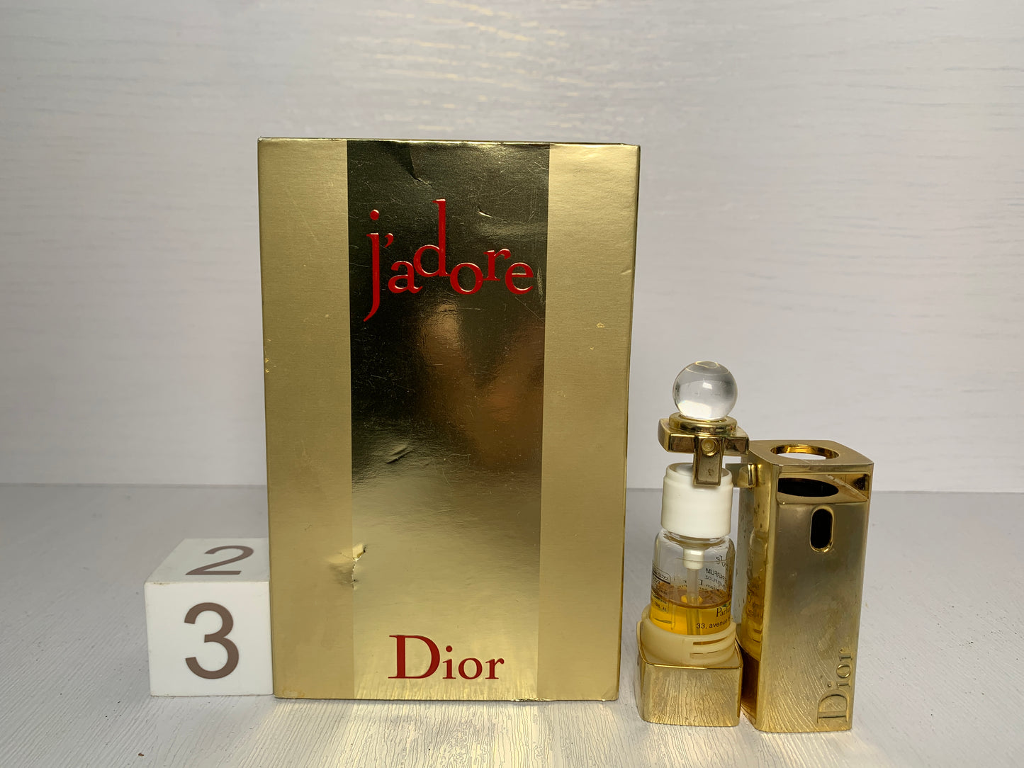 Rare Jean Patou 7.5ml 1/4 oz Parfum Perfume - 3DEC
