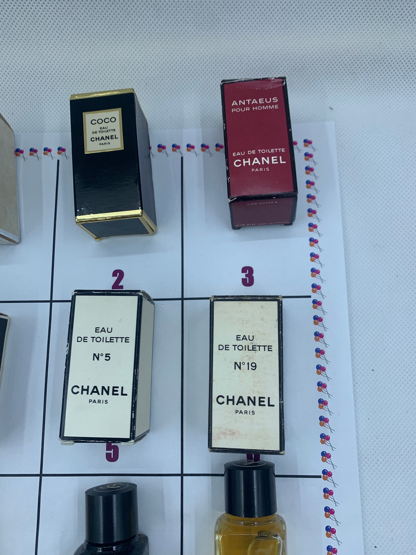 CHANEL COCO Cristalle 4ml 19ml ANTAEUS egoiste pour monsieur 微型