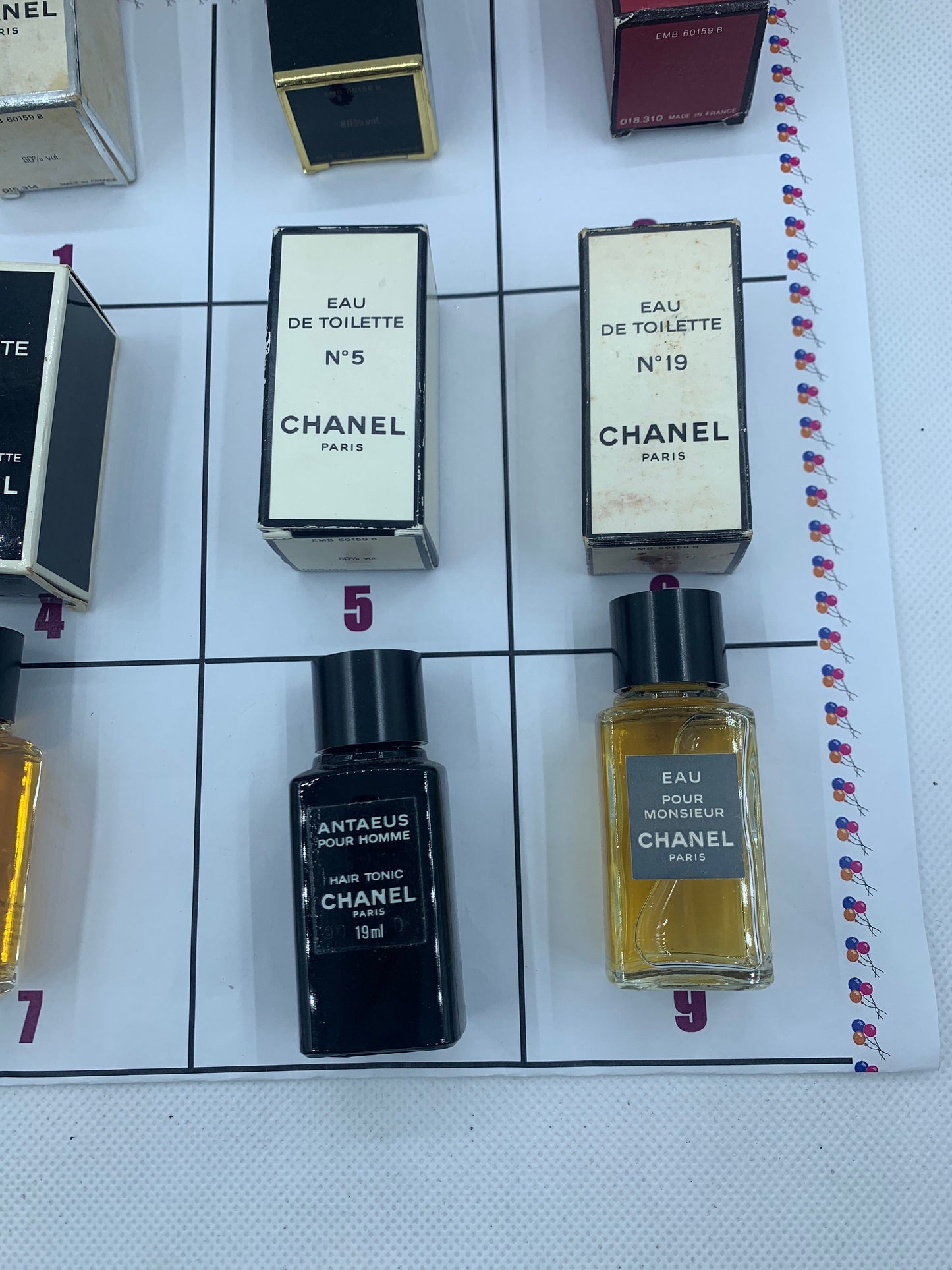 CHANEL COCO Cristalle 4ml 19ml ANTAEUS egoiste pour monsieur 微型