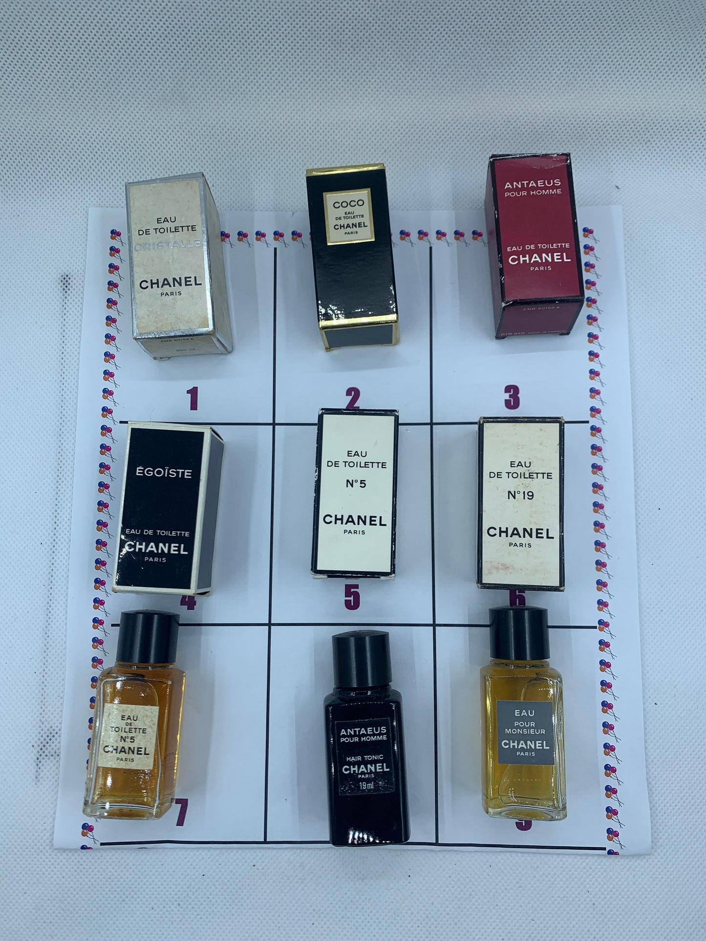 CHANEL COCO Cristalle 4ml 19ml ANTAEUS egoiste pour monsieur 微型