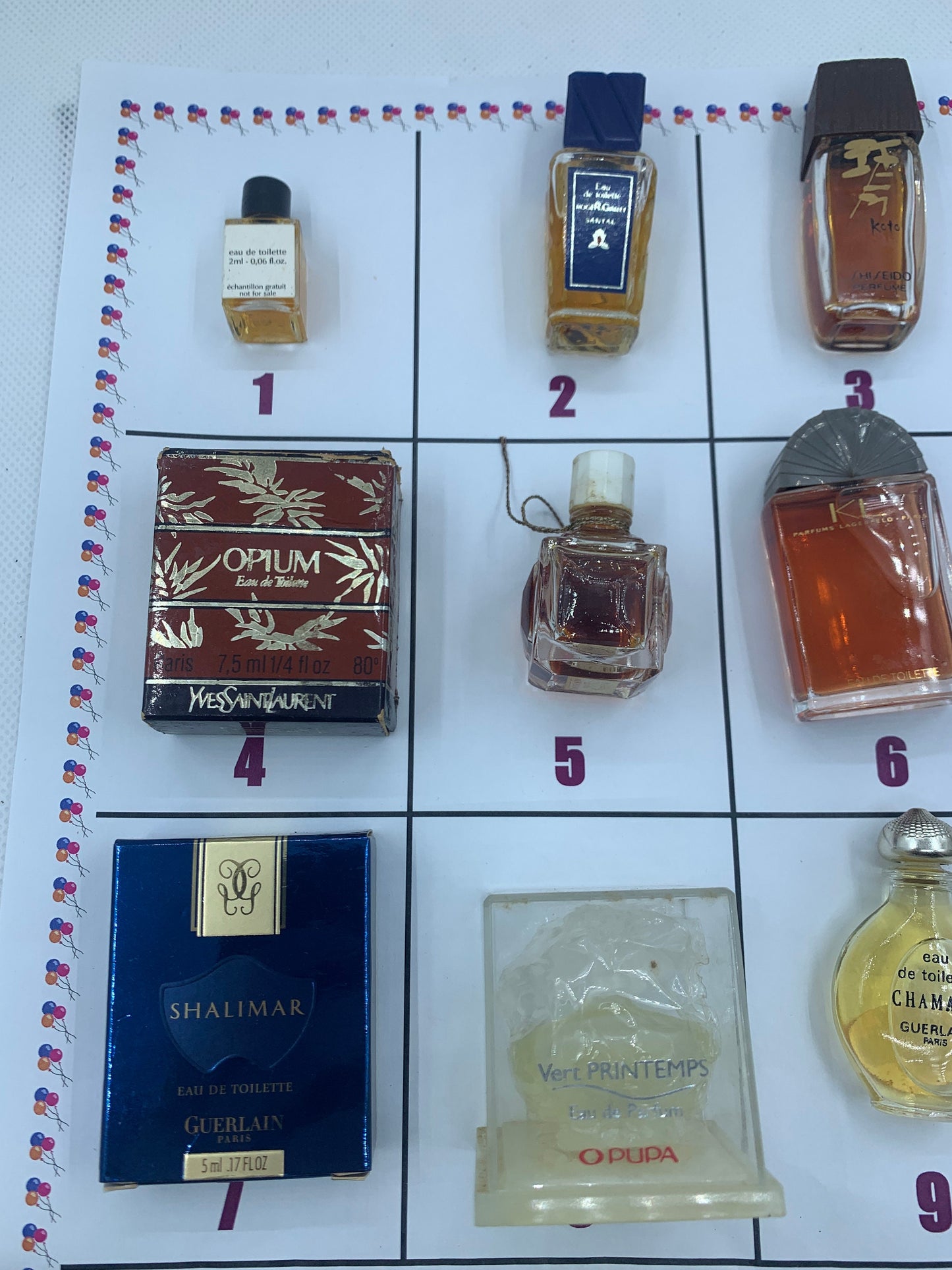 YSL Guerlain Shiseido KL EDT 5ml-7ml 淡香水 Miniature P