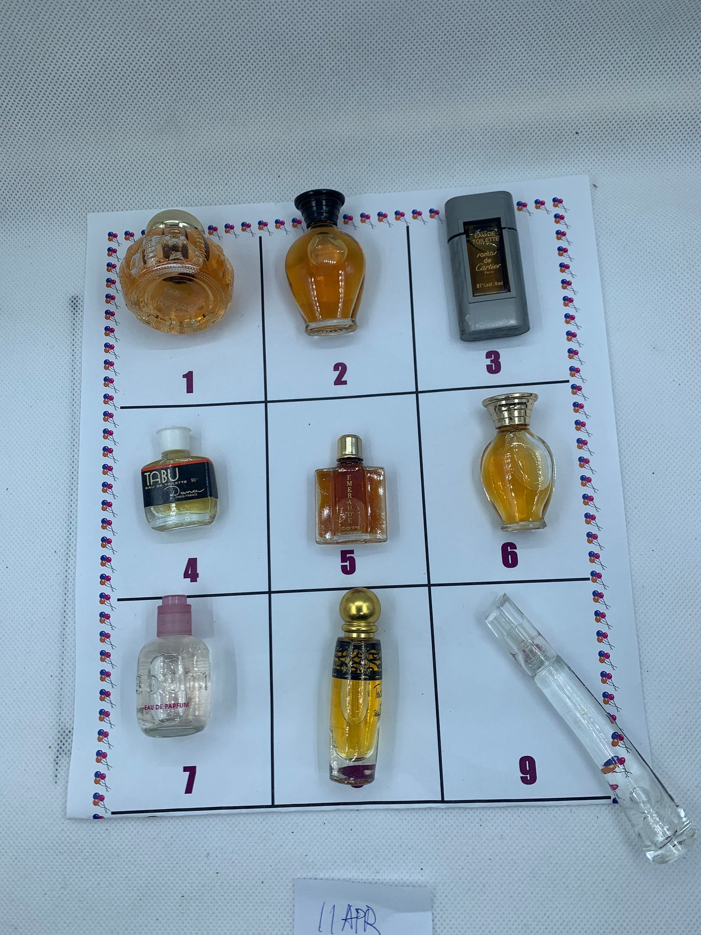 Cartier Kenzo Tabu Fmeraude Miniatures EDT EDP 5ml - 7ml