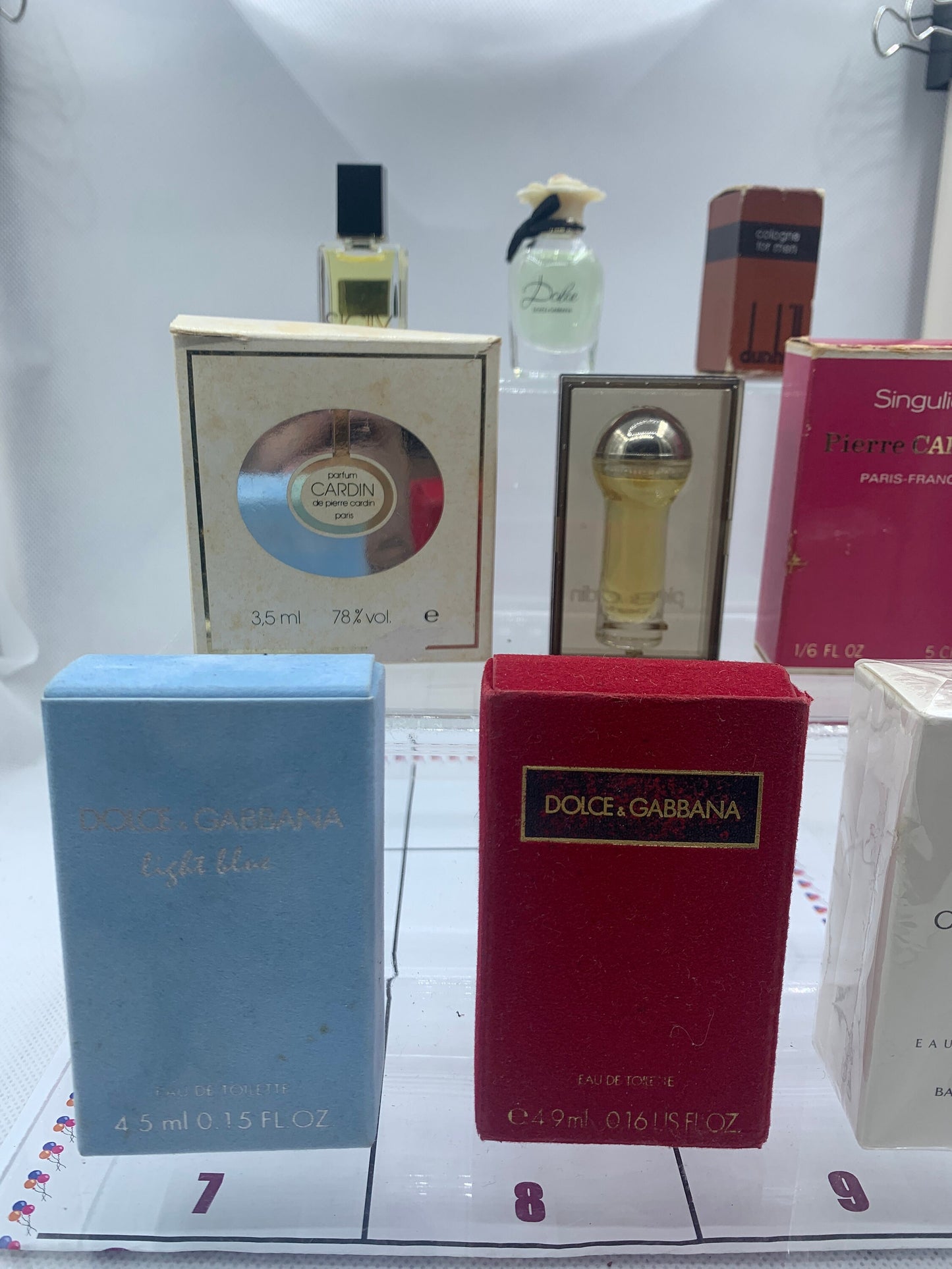D & G 淡藍色微型 Caron Dunhill Dolle 皮爾卡丹淡香水 5ml