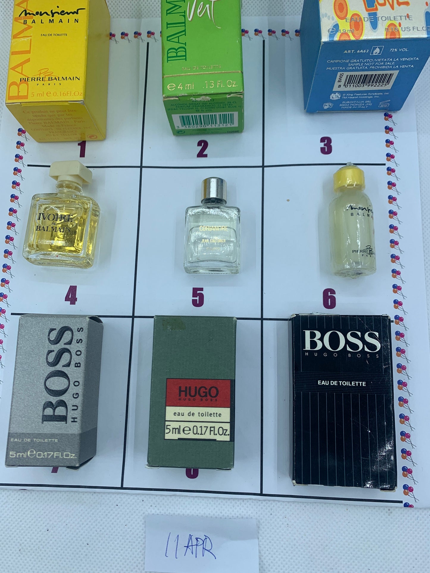 Balmain MOSCHINO BOSS HUGO Miniatures 5 毫升淡香水香水