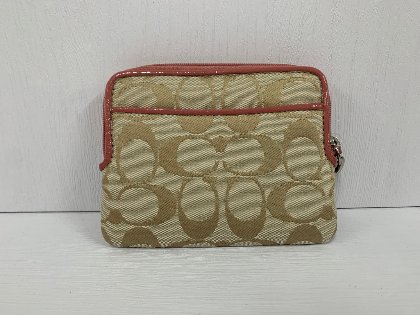 Coach 女士短錢包零錢包花卉時尚 2022 夏季 (BBW 44)