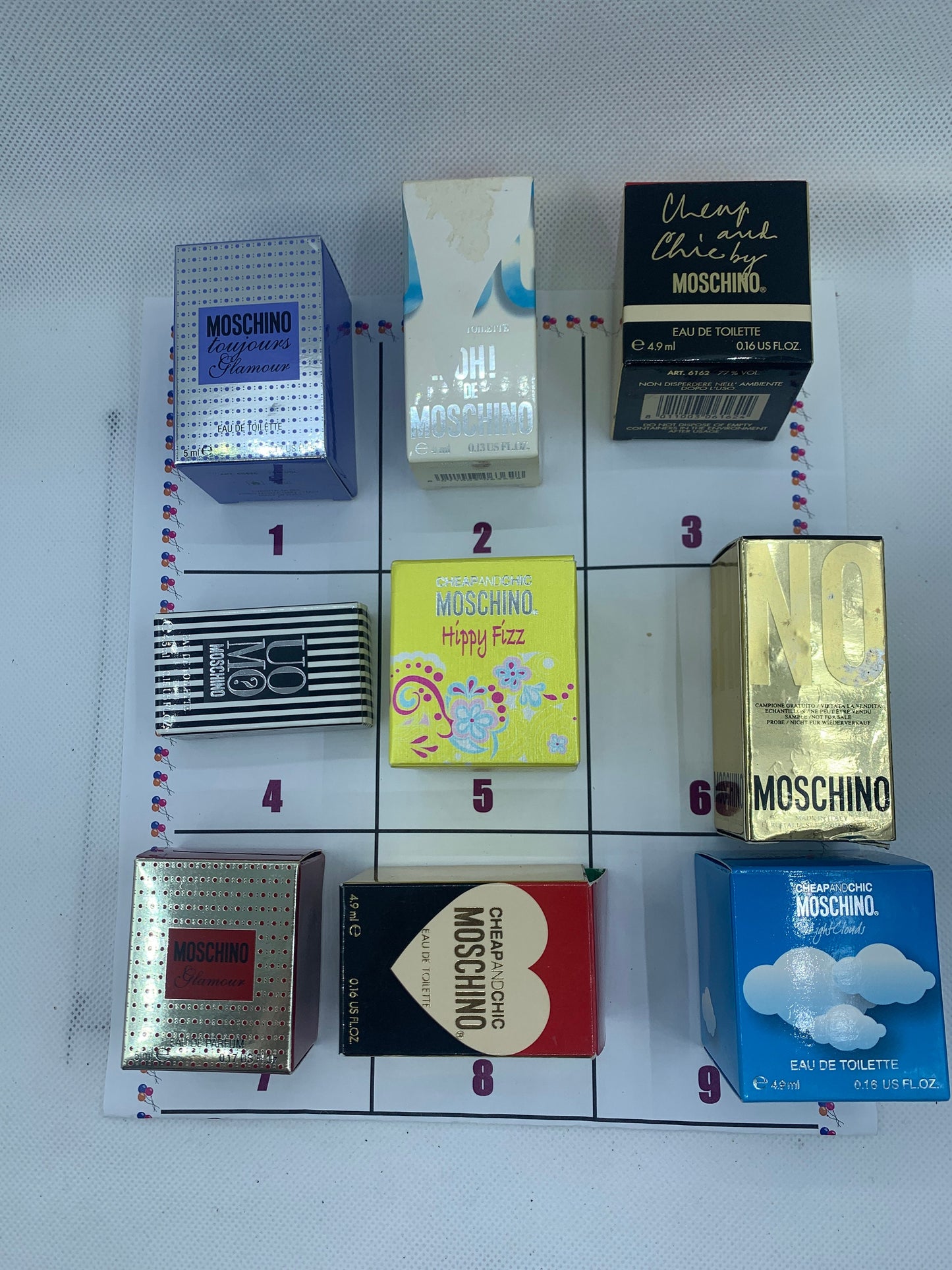 Moschino Cheapandchic Miniatures EDP EDT 5ml - 7.5ml Eau de Toilette