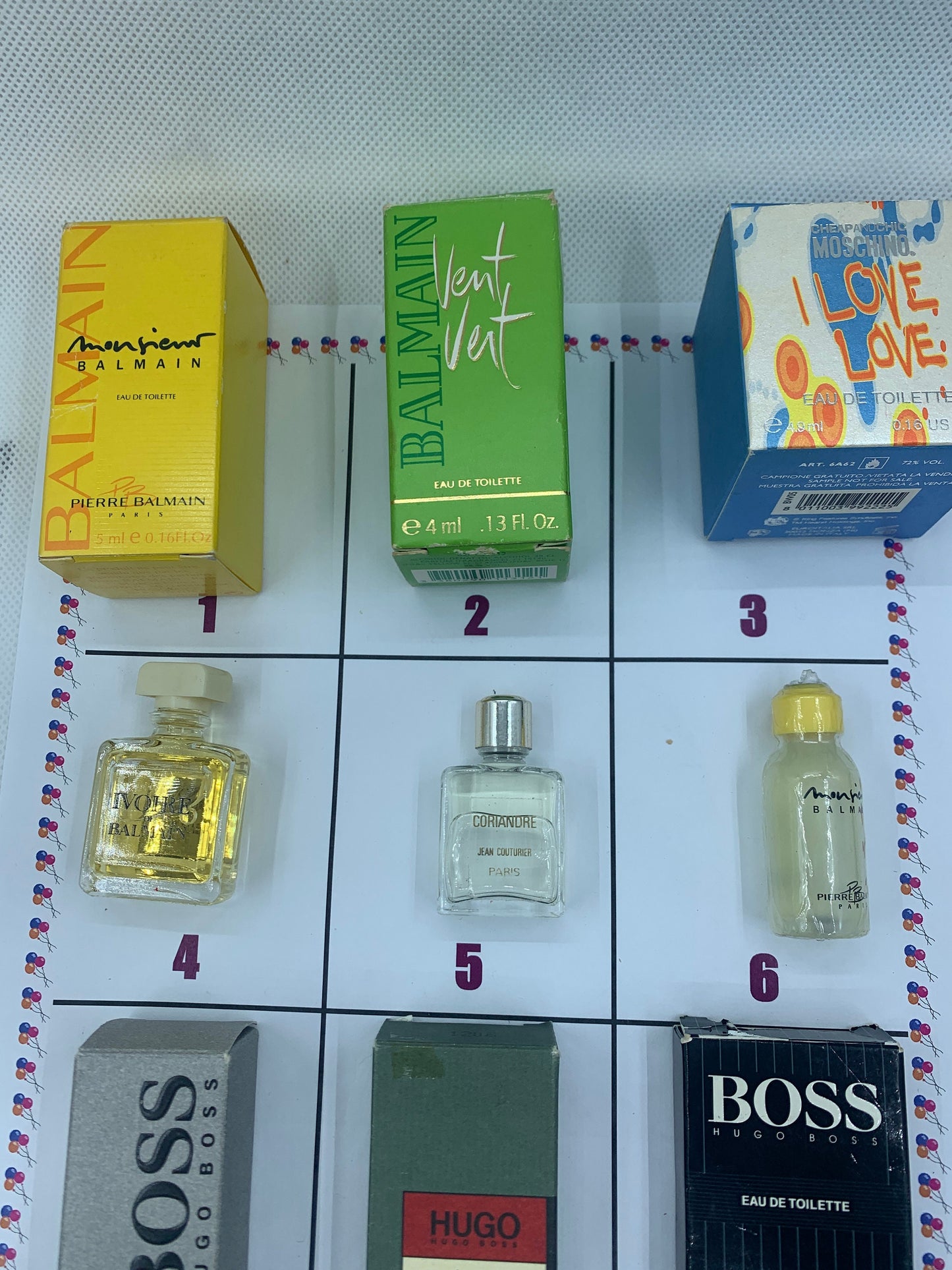 Balmain MOSCHINO BOSS HUGO Miniatures 5 毫升淡香水香水