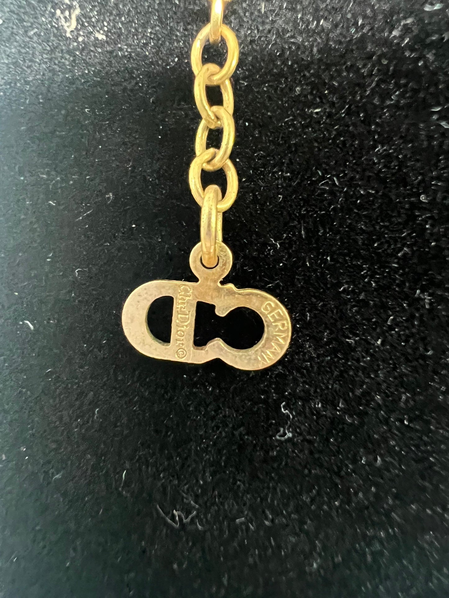 CD Christmas Dior Charm Necklace (20cmx 40cm) (B15 20Apr 22)