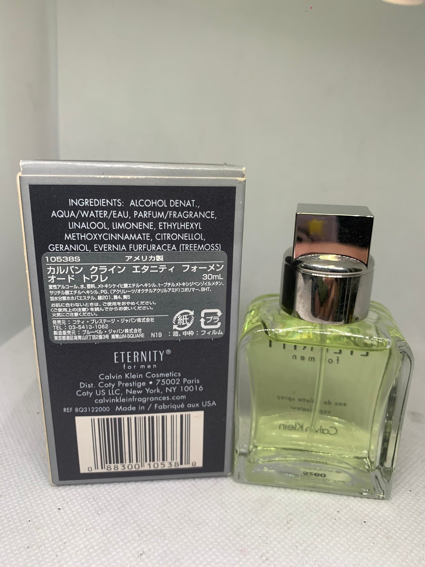Calvin Klein Eternity 男士淡香水噴霧 Calvin Klein 30ml 1 FL OZ 3( BB 21 Apr 22)