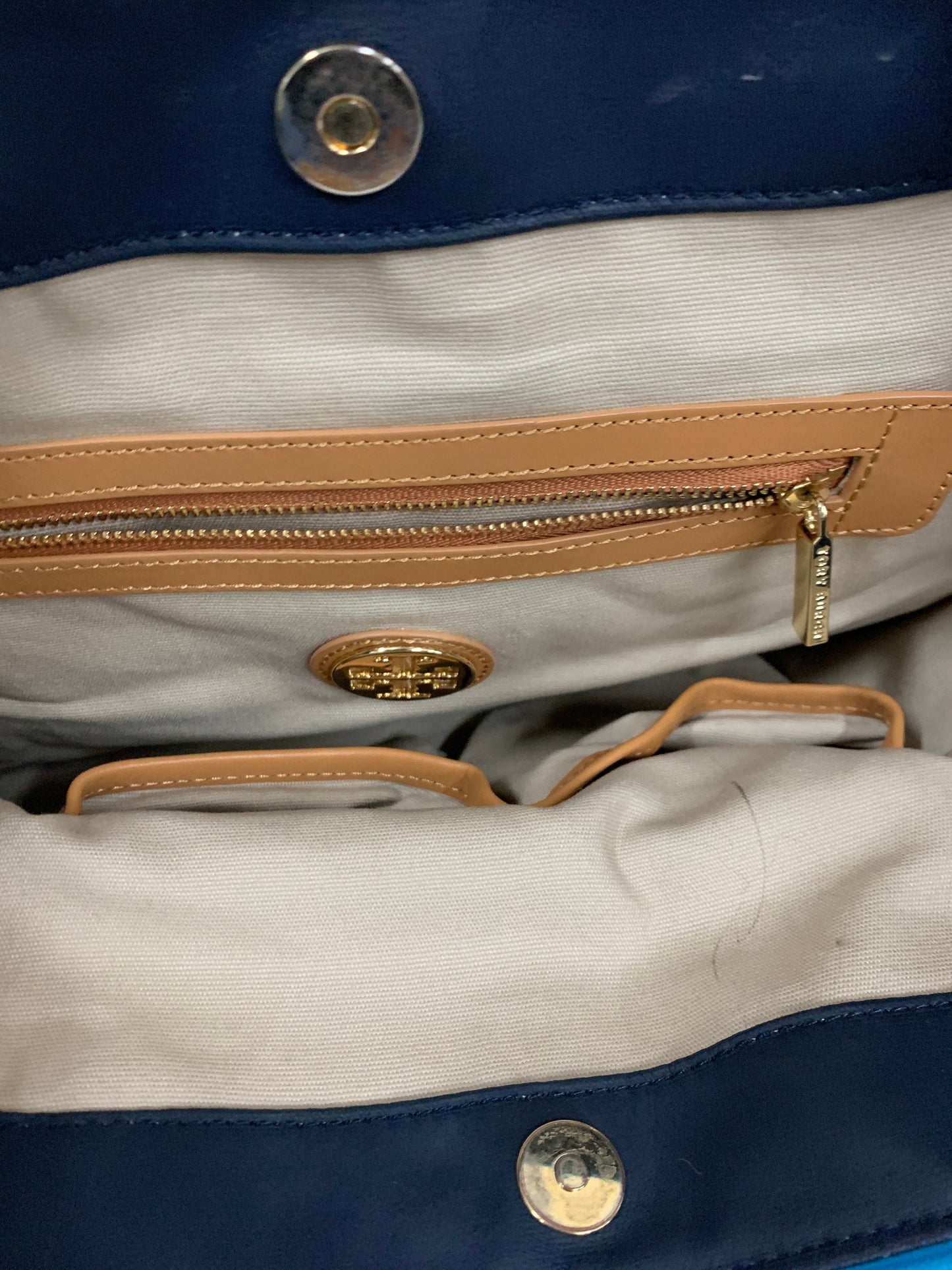 Tory Burch large tote bag blue 41w 31H cm (BBW 22 25 Apr 22)