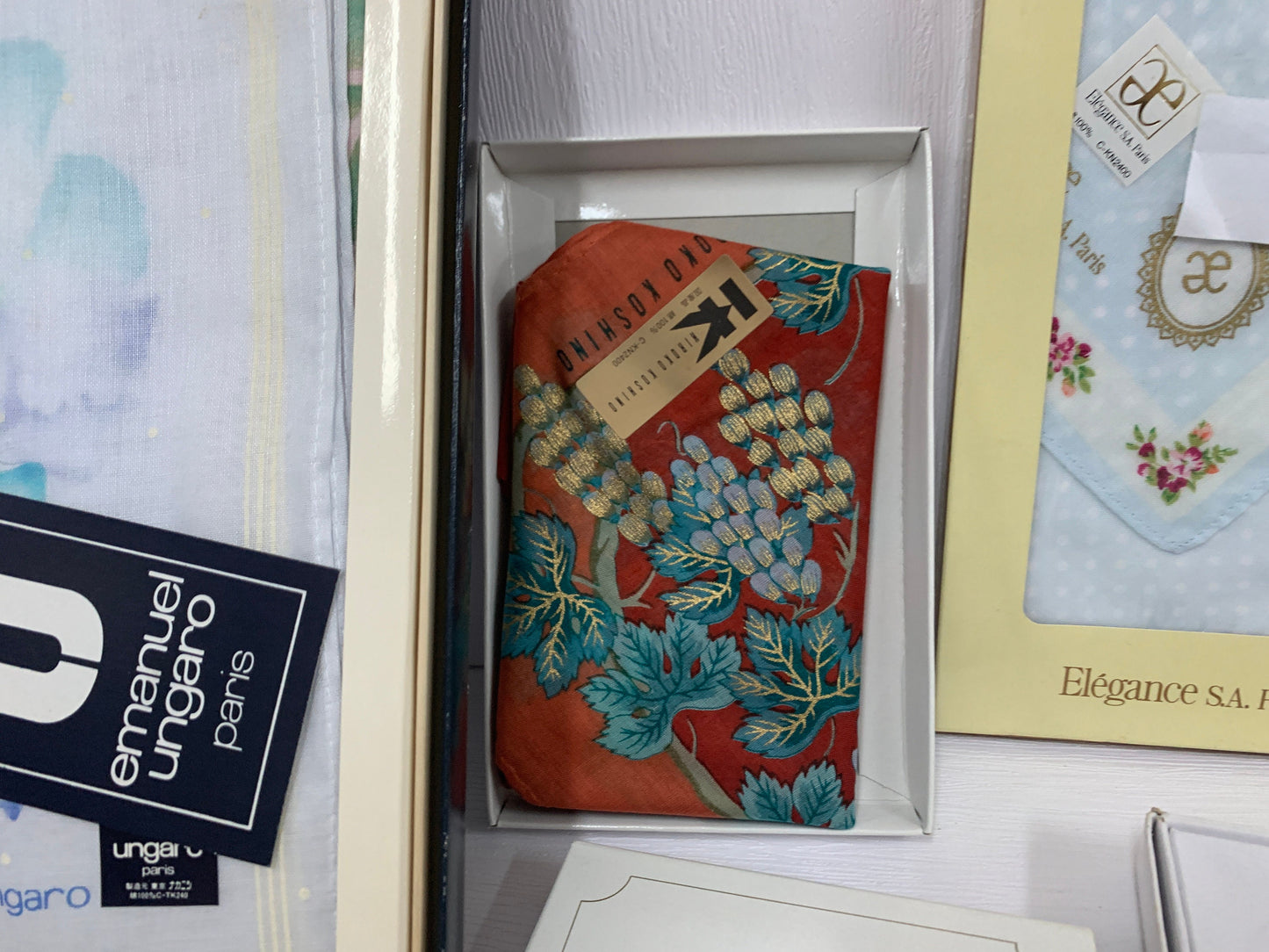 Elegance SA Paris Tokyo Koshino 毛巾和手帕 Emanuel ungaro Polo Ralph Lauren - D100