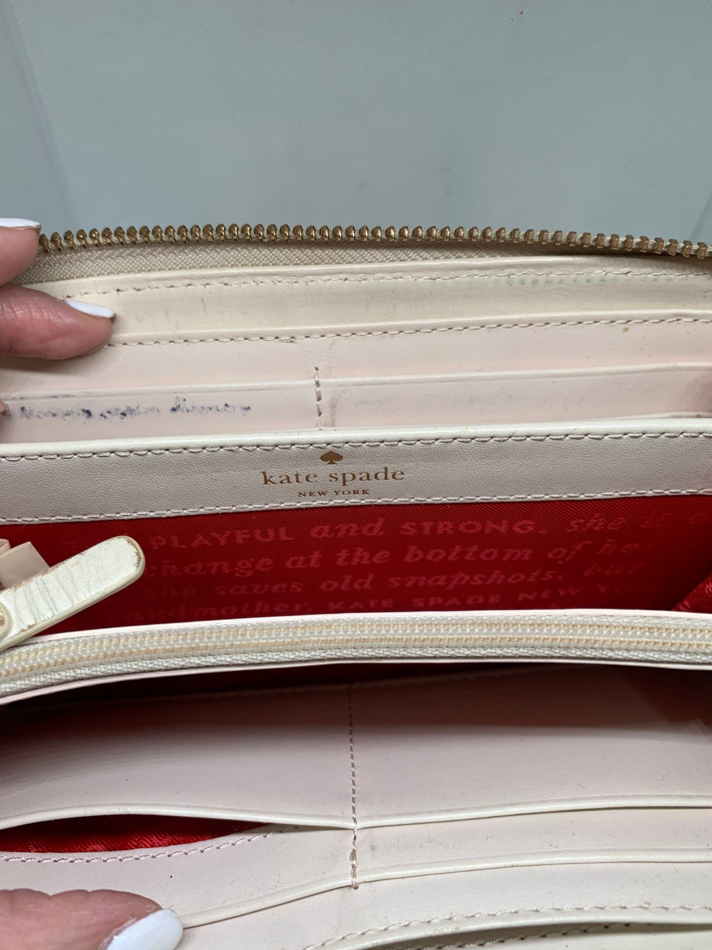 Kate spade write long wallet 19w x 10h (Bb22-16)