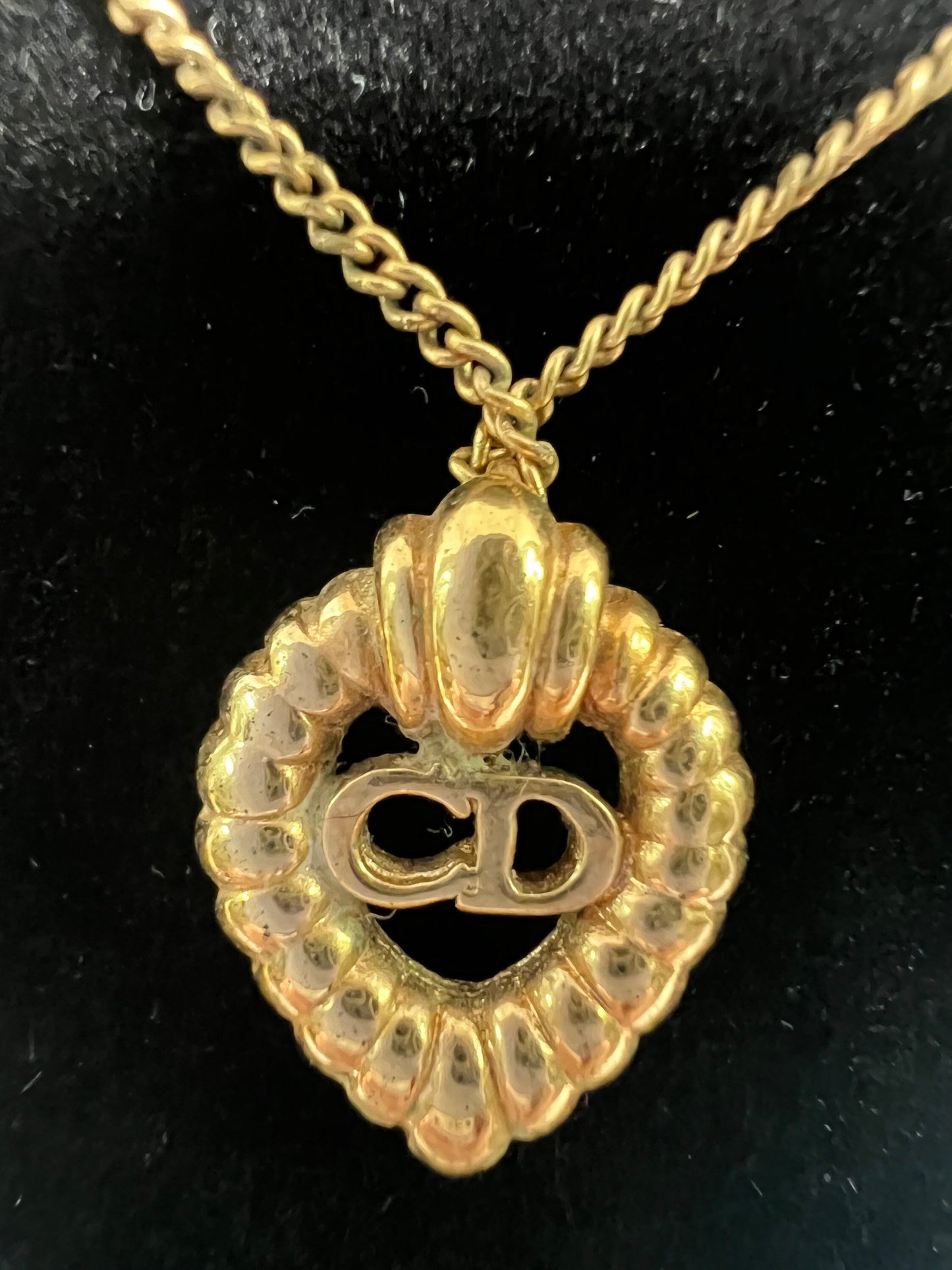 CD Christmas Dior Charm Necklace (20cmx 40cm) (B15 20Apr 22)