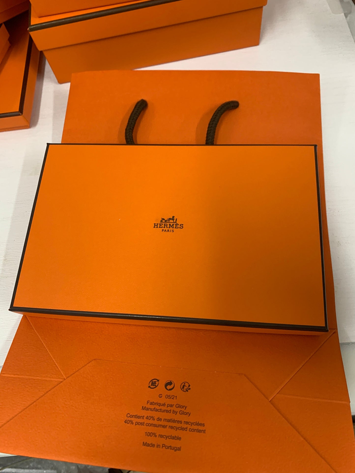 Hermes 橙色盒子,收納首飾飾品盒,禮品盒創意,收藏盒紙盒,錢包項鍊手鍊盒
